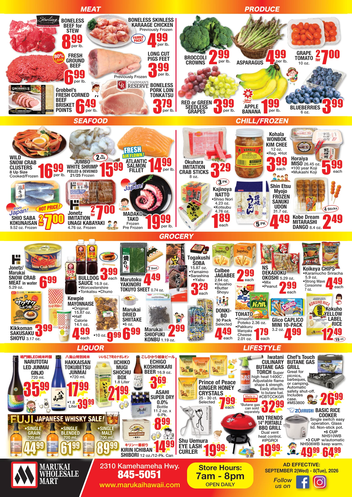 Marukai Hawaii Weekly Flyer Wed, Sep 2, 2026 - Tue, Sep 8, 2026 - Page 2