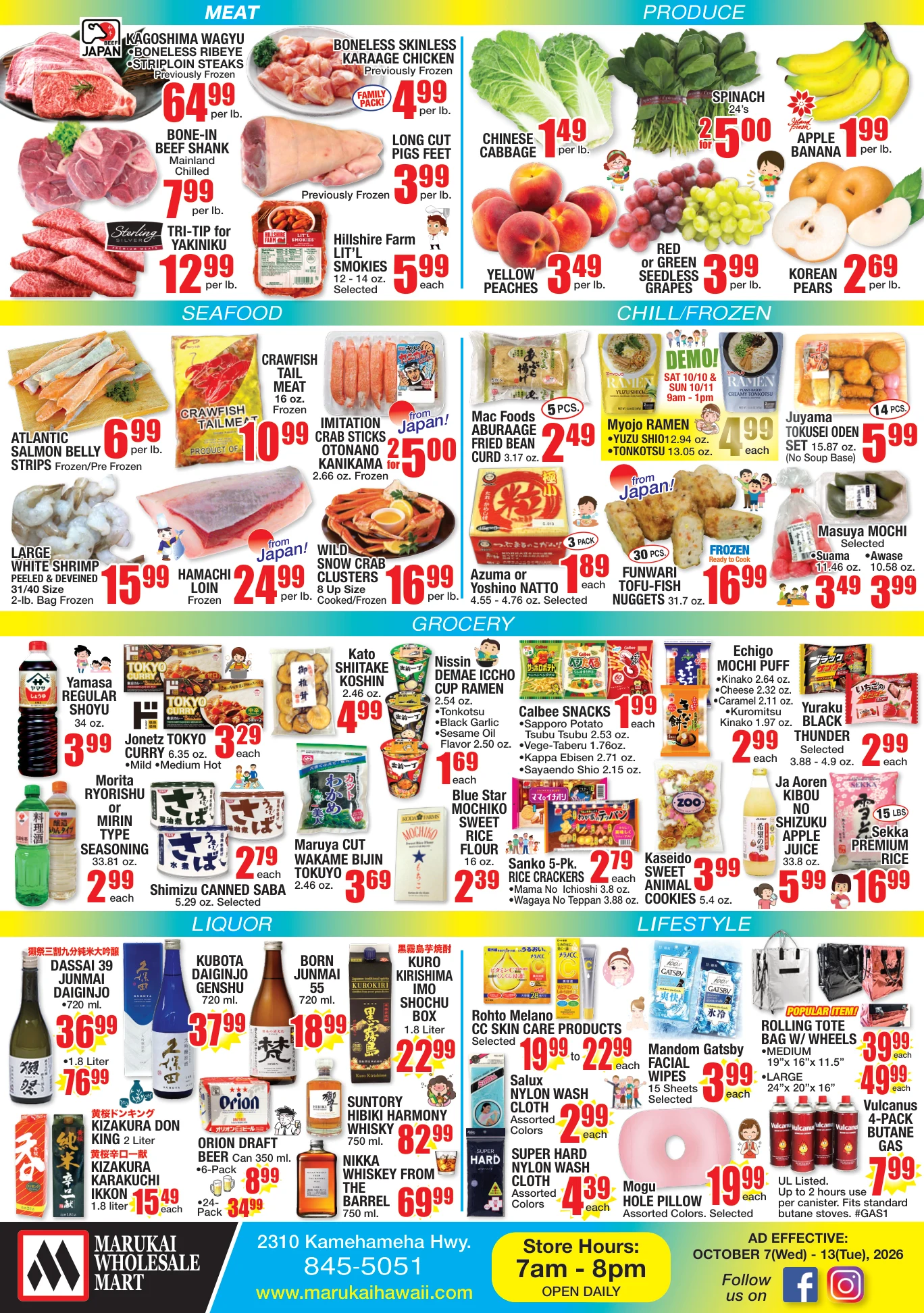 Marukai Hawaii Weekly Flyer Wed, Oct 7, 2026 - Tue, Oct 13, 2026 - Page 2