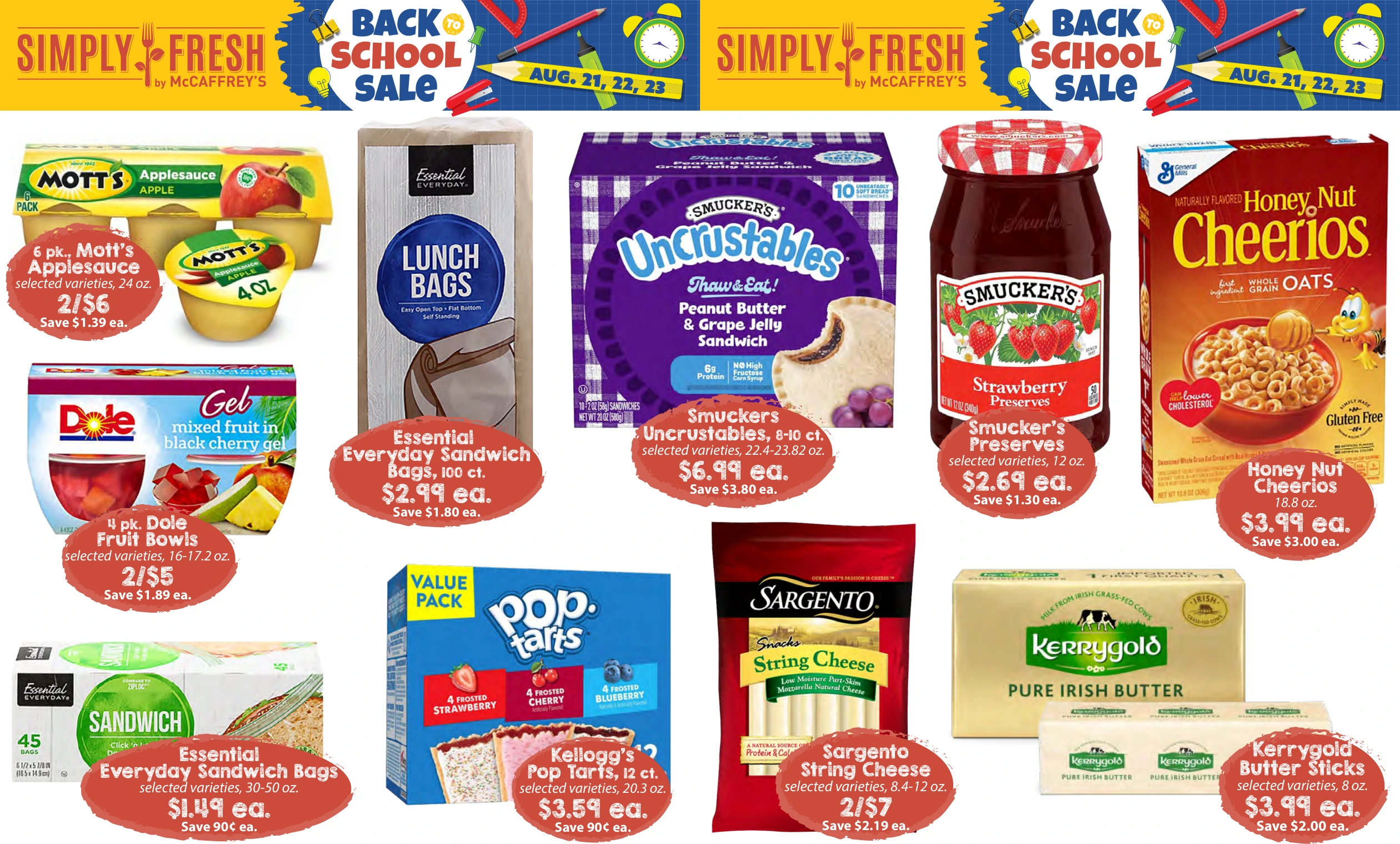 McCaffrey's Food Markets Simply Fresh Back to School Sale! - Page 2