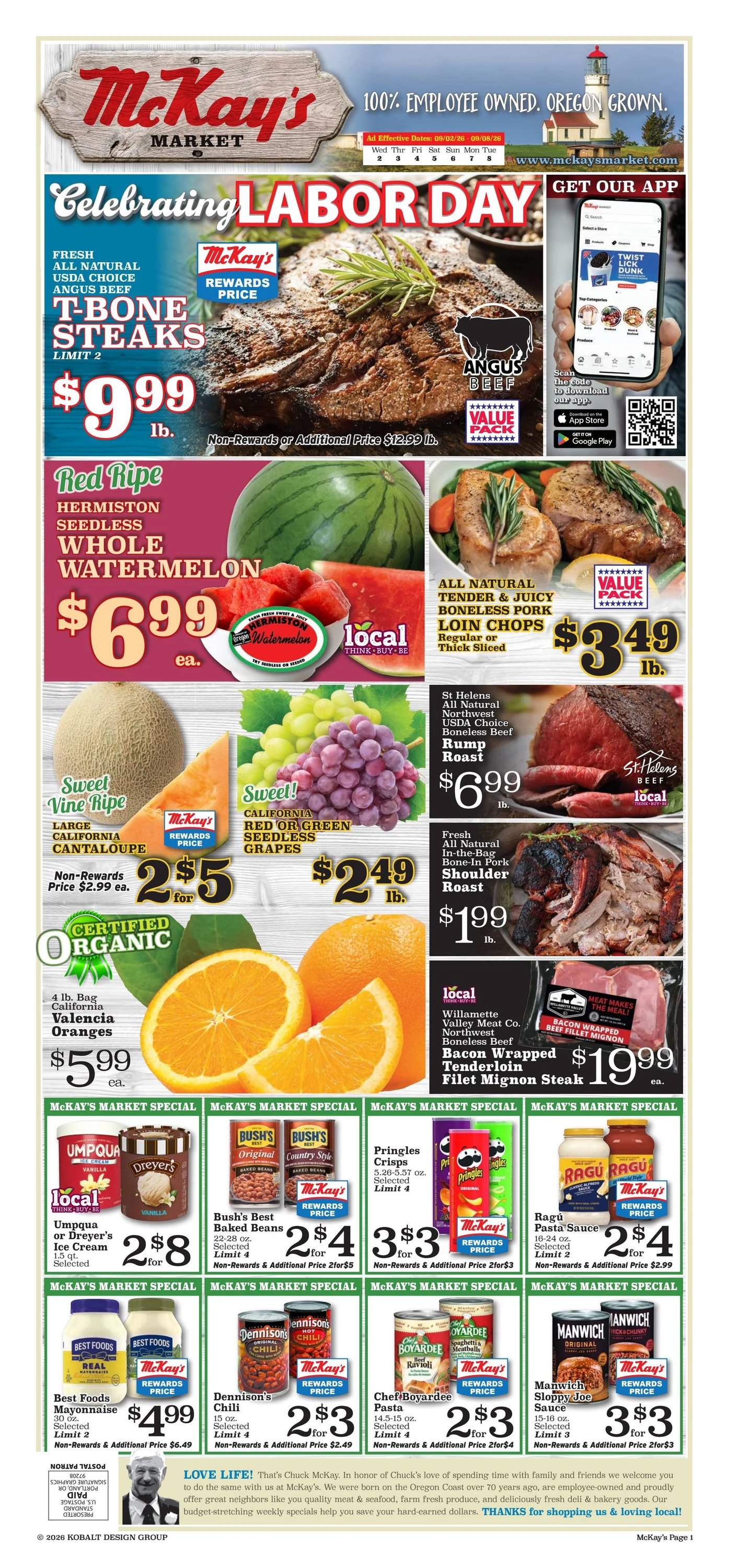 McKay's Market Weekly Ad 9/1/2026 - 9/8/2026 - Page 1