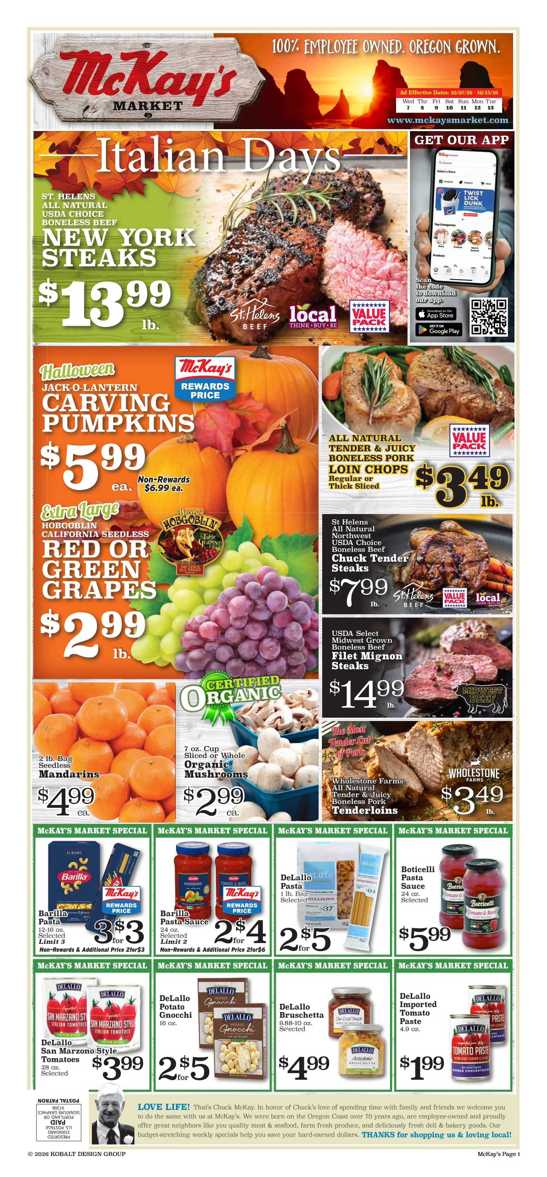 McKay's Market Weekly Ad 10/6/2026 - 10/13/2026 - Page 1