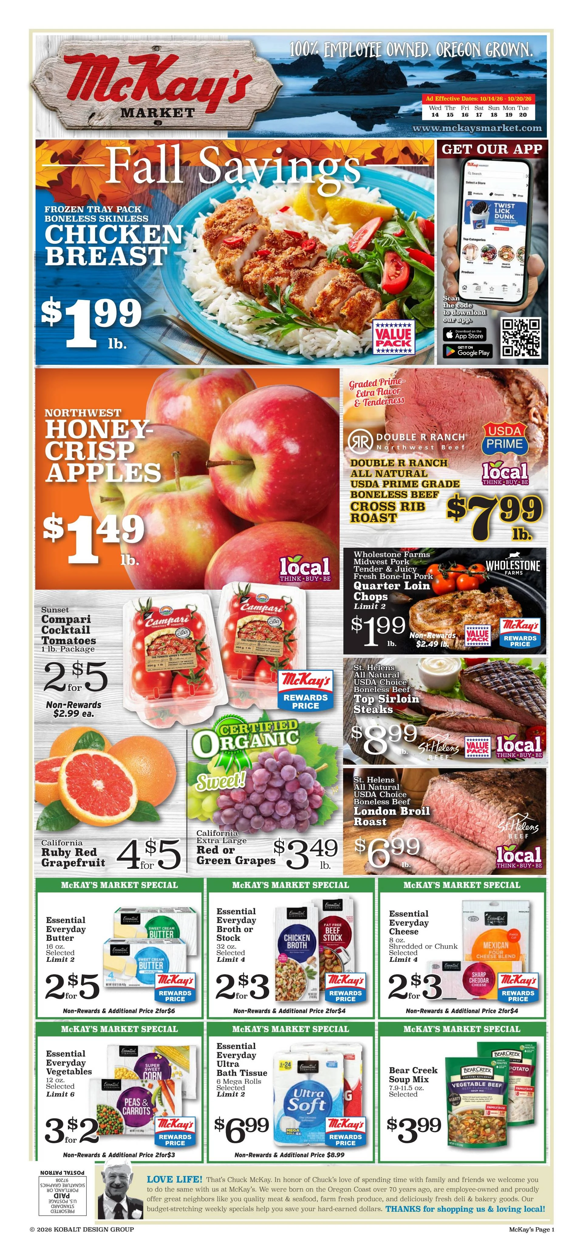 McKay's Market Weekly Ad 10/14/2026 - 10/20/2026 - Page 1