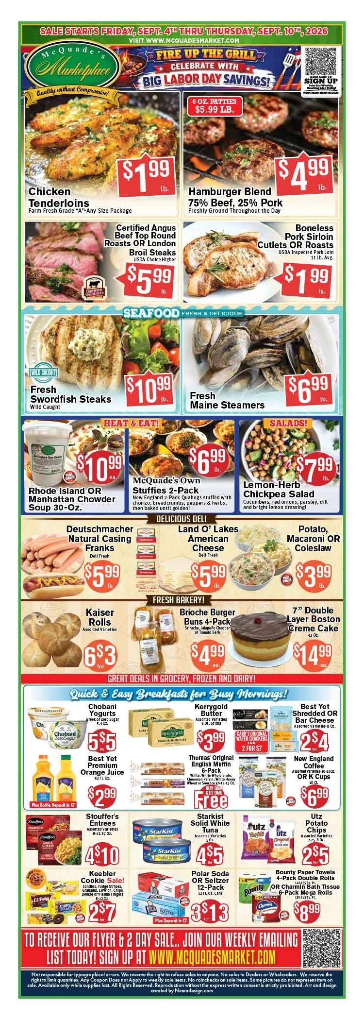 McQuade's Marketplace Westerly Mystic Westerly & Mystic Stores - Page 1