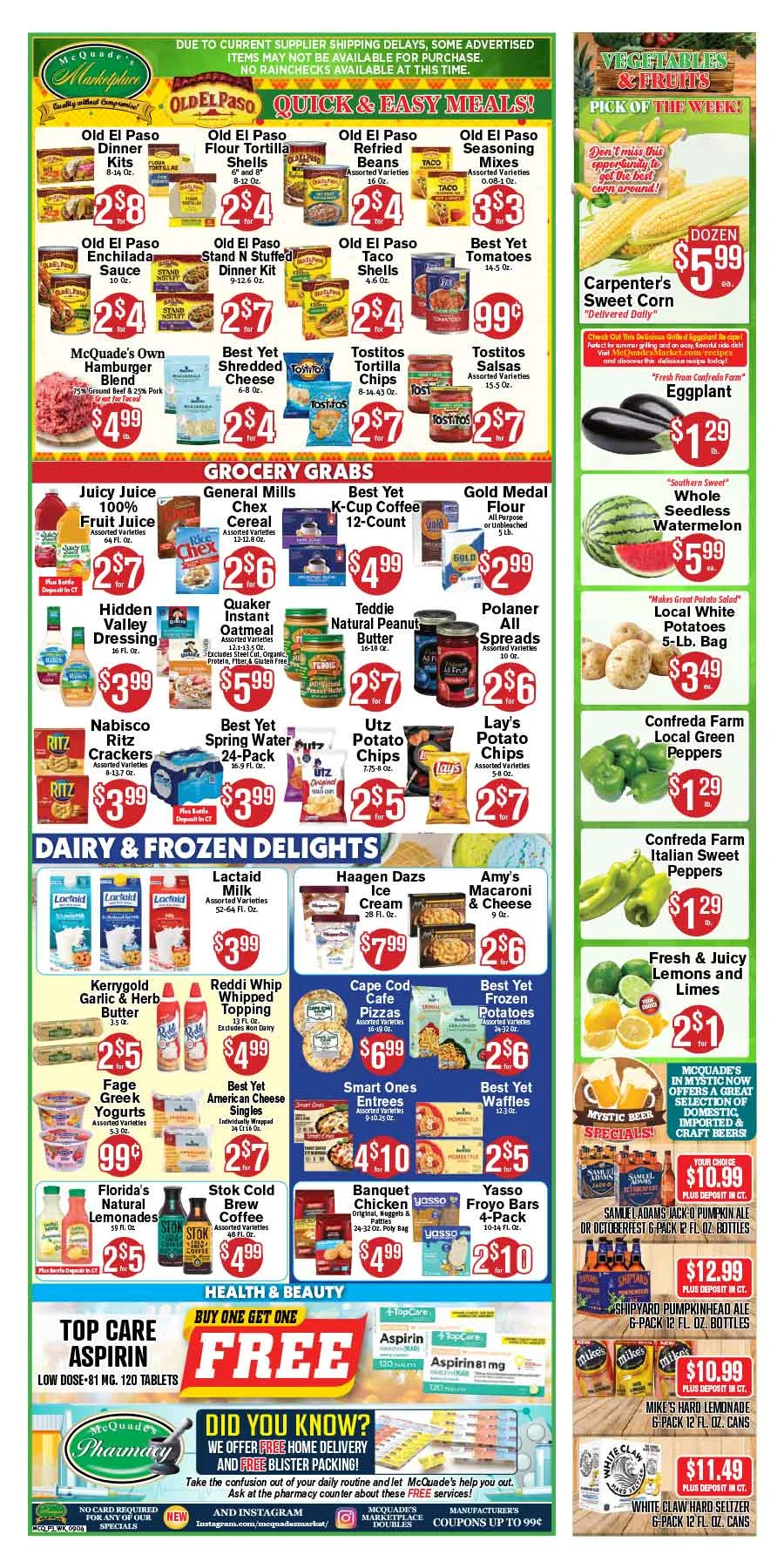 McQuade's Marketplace Westerly Mystic Westerly & Mystic Stores - Page 3