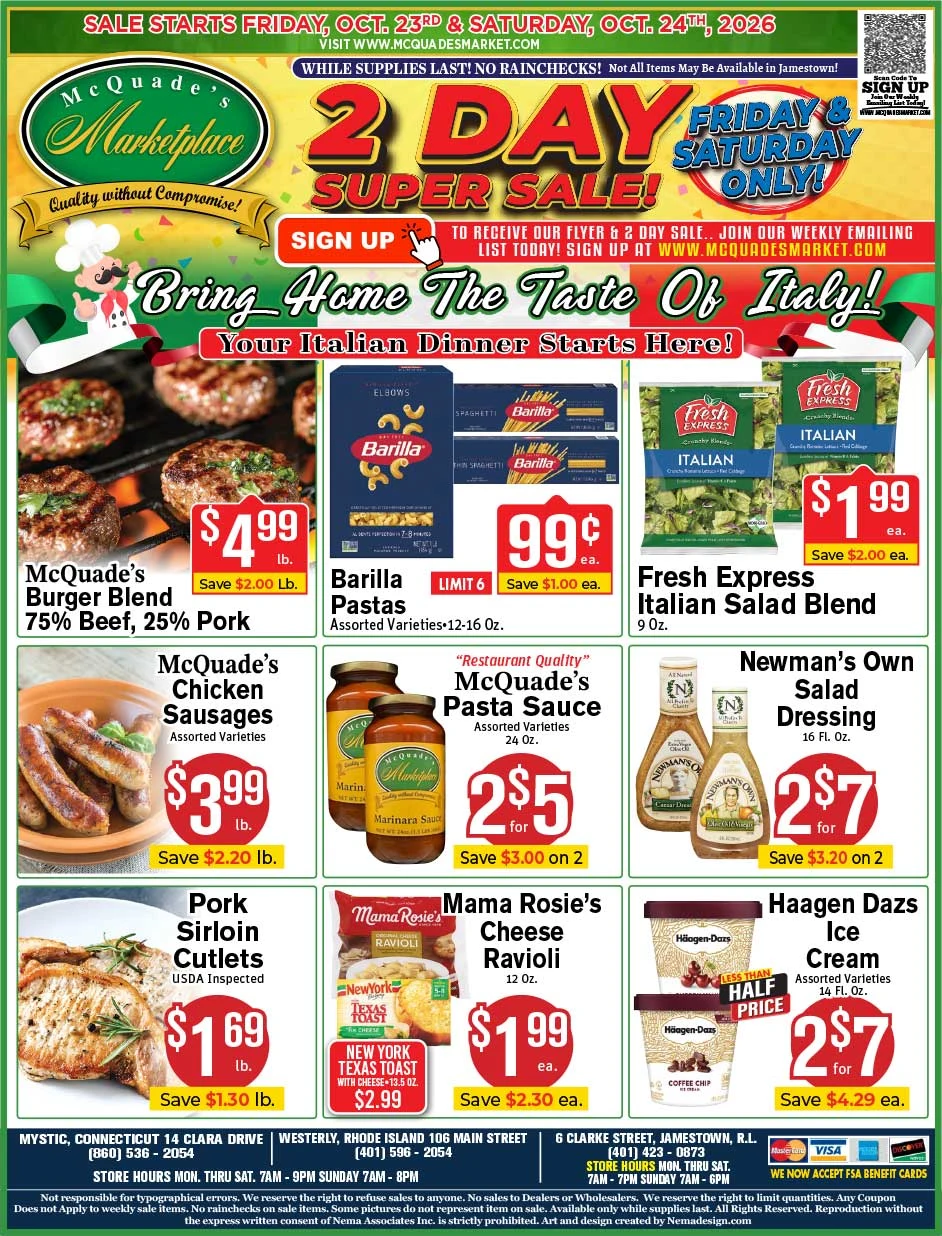 McQuade's Marketplace Westerly Mystic McQuade's Marketplace Westerly Mystic - Page 1