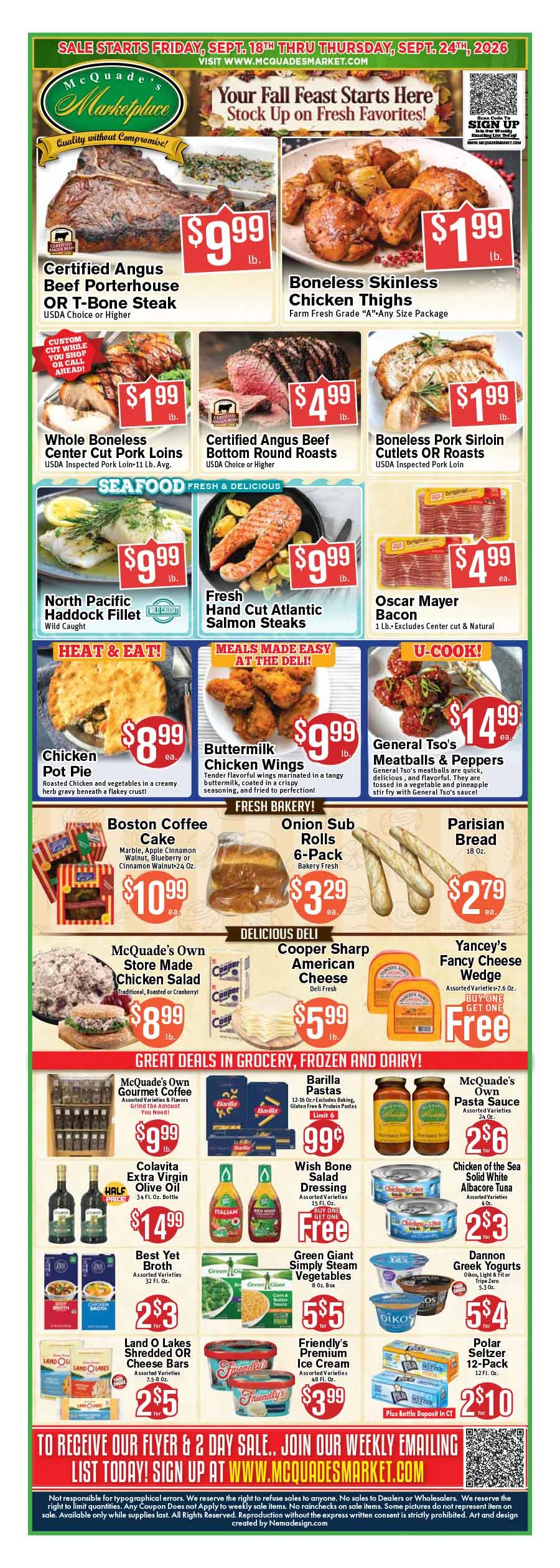 McQuade's Marketplace Westerly Mystic Westerly & Mystic Stores - Page 1