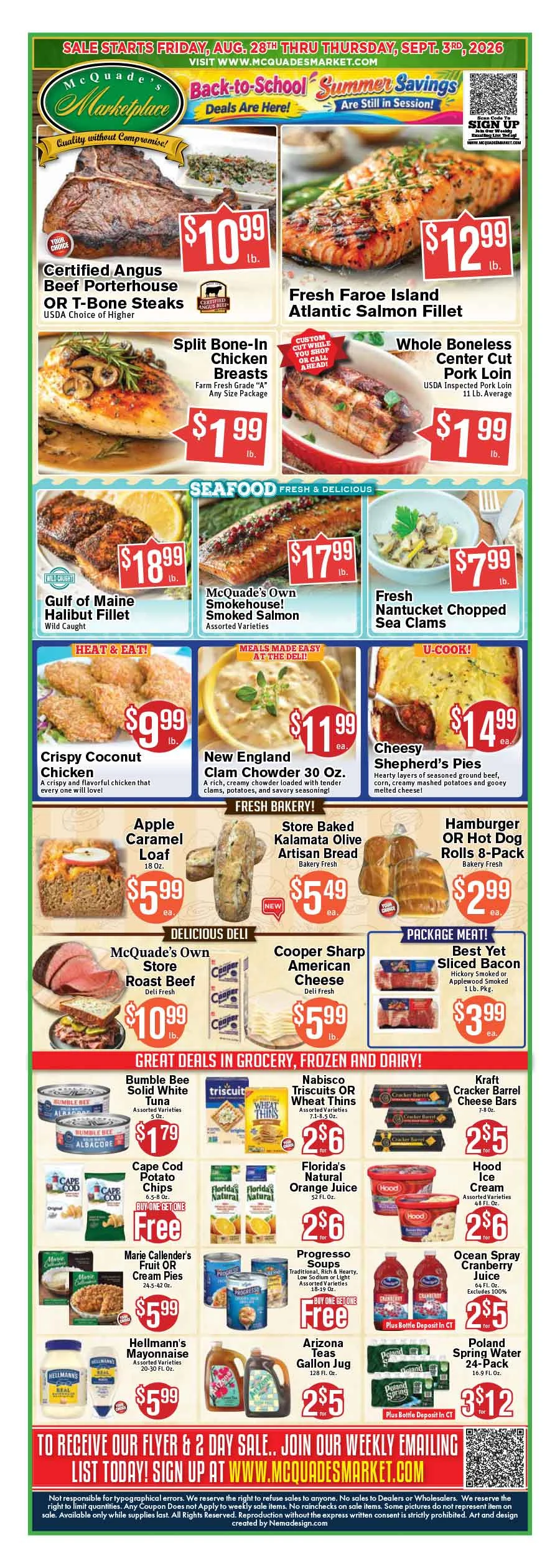 McQuade's Marketplace Westerly Mystic Westerly & Mystic Stores - Page 1