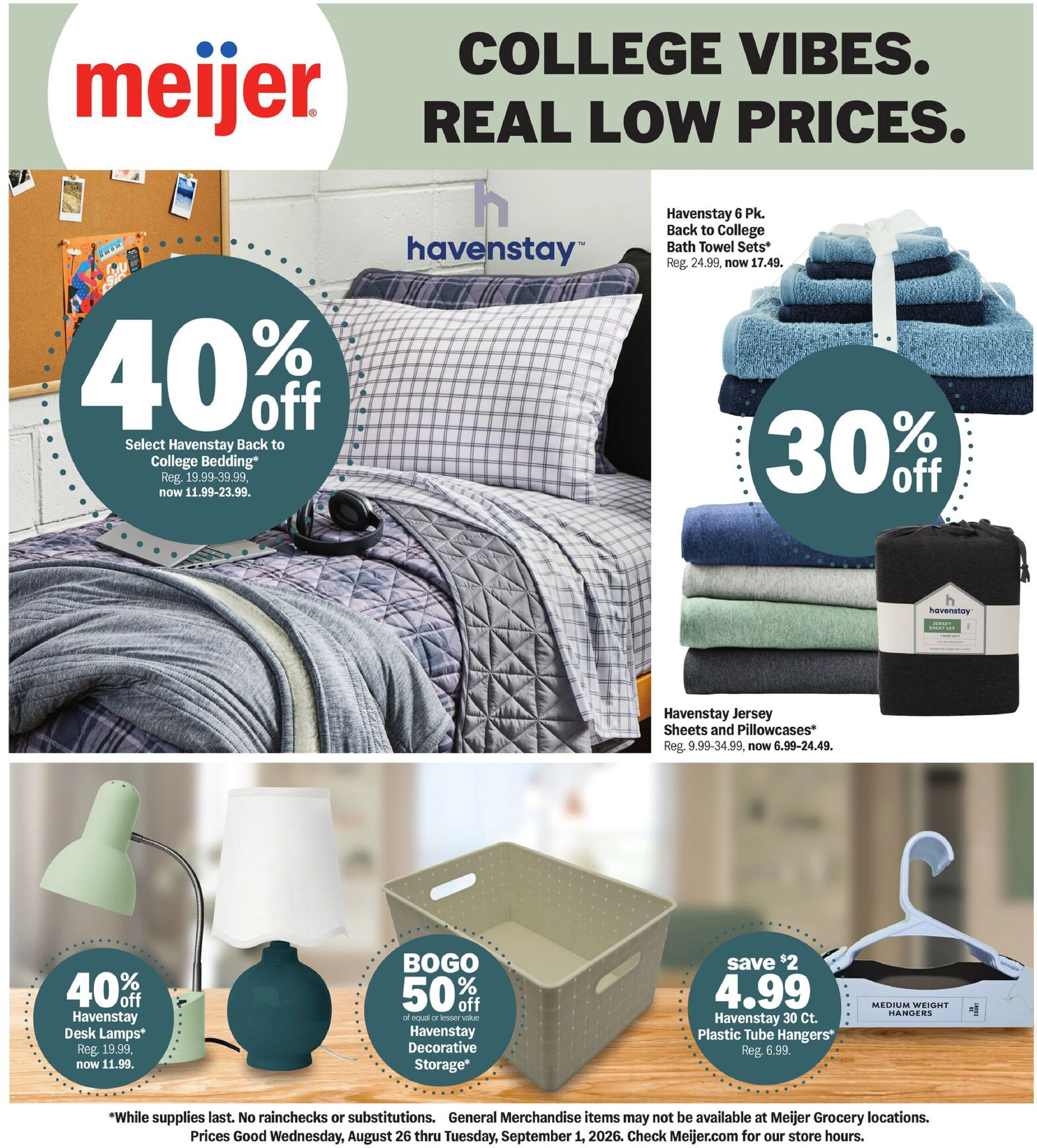 Meijer college vibes. real low prices. - Page 1