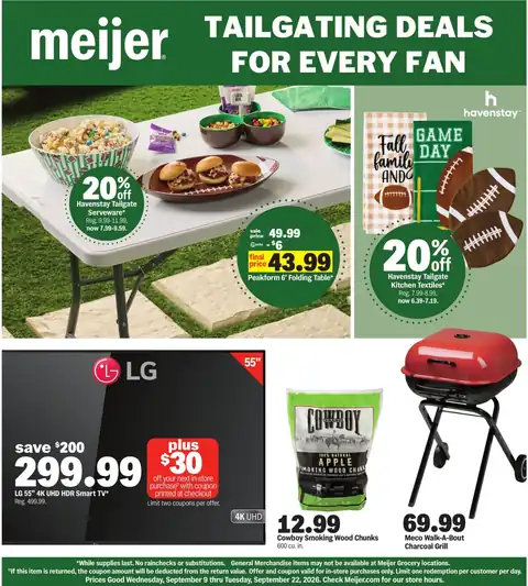 tailgating daels for every fan