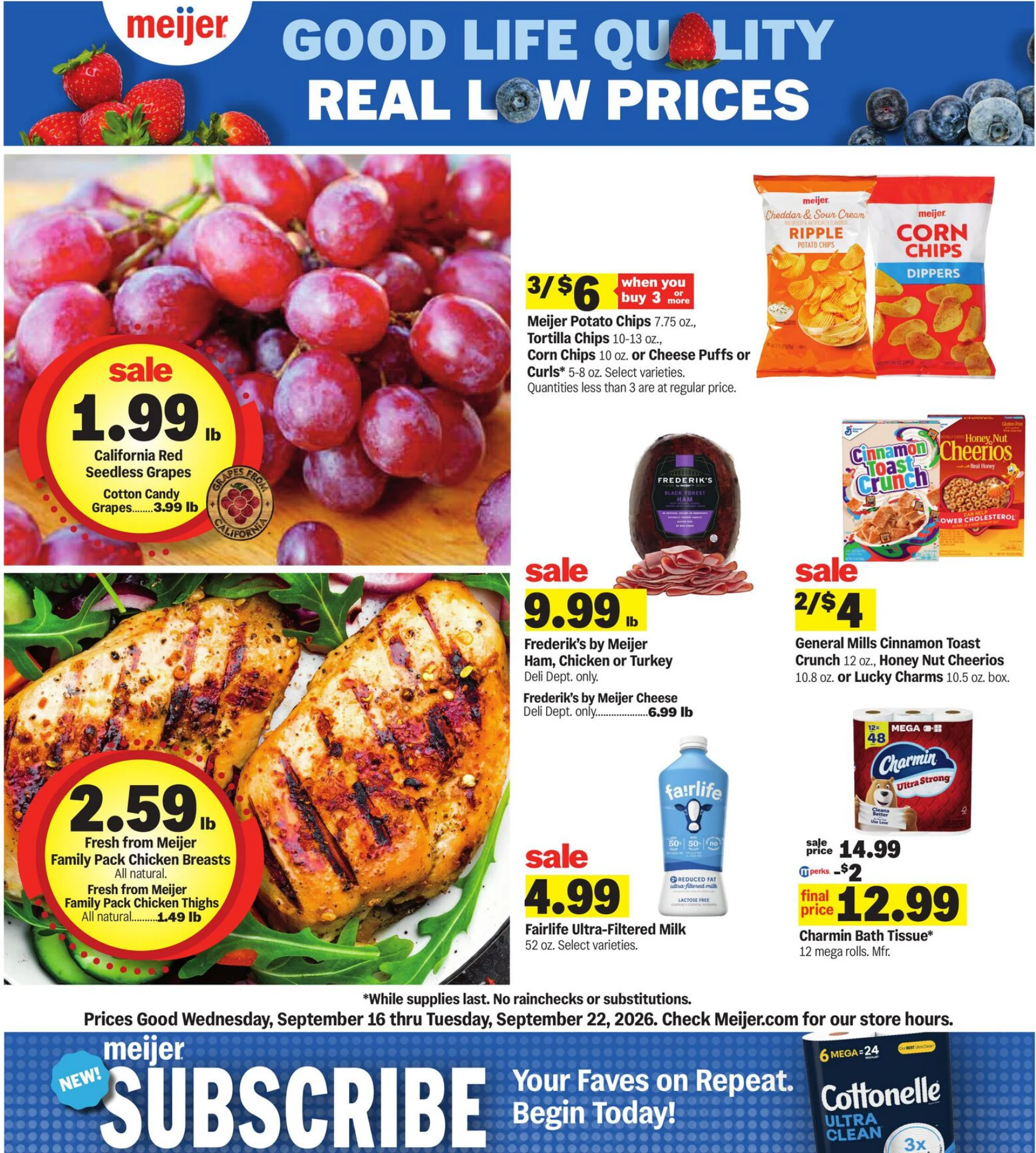 Meijer Weekly Ad - Page 1