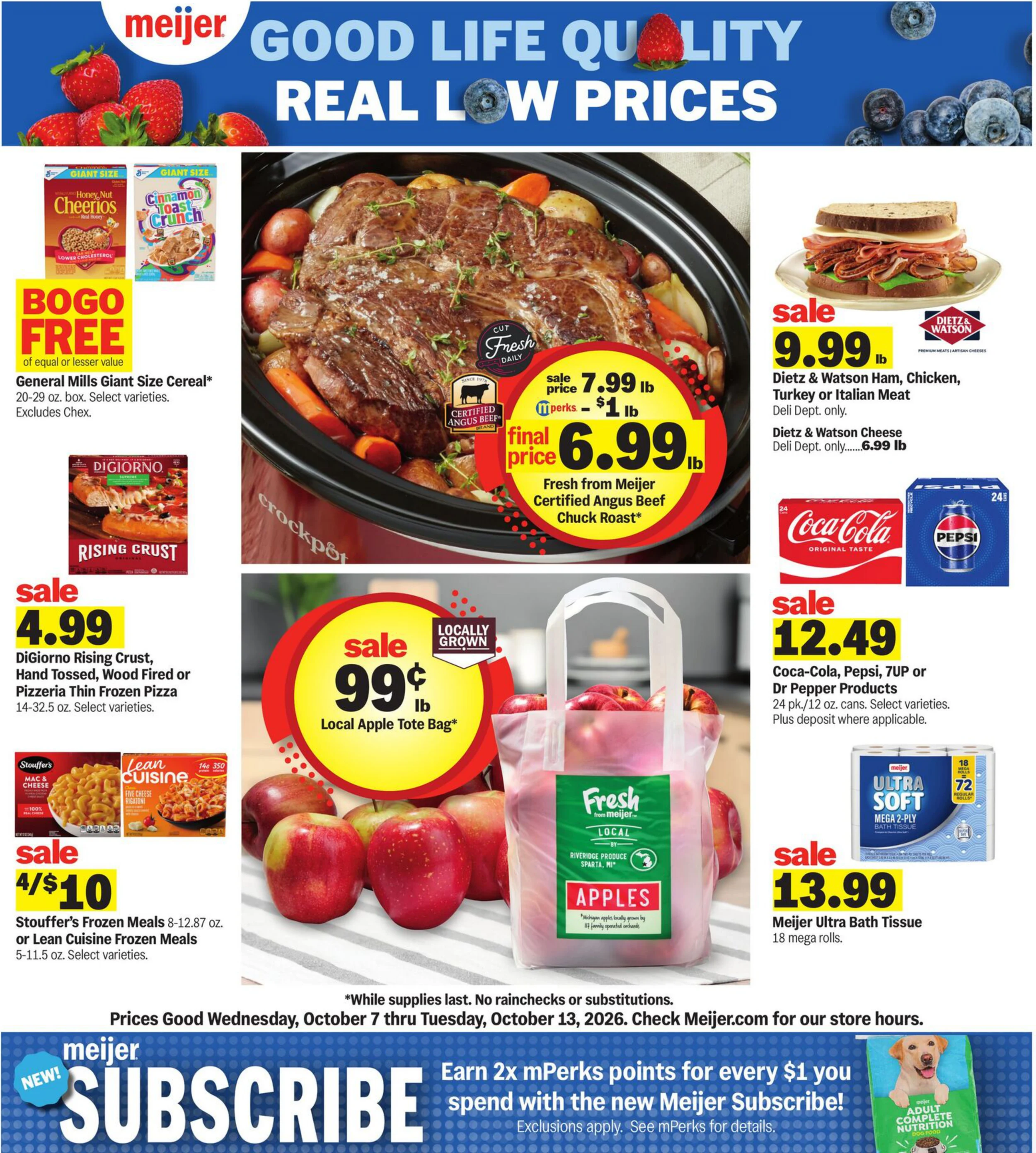 Meijer Weekly Ad - Page 1