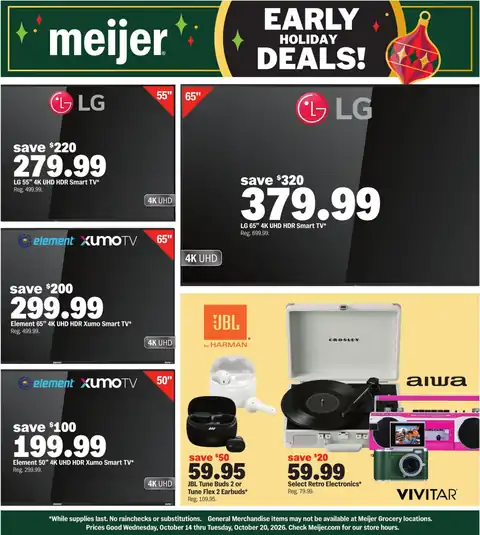 early holiday deals