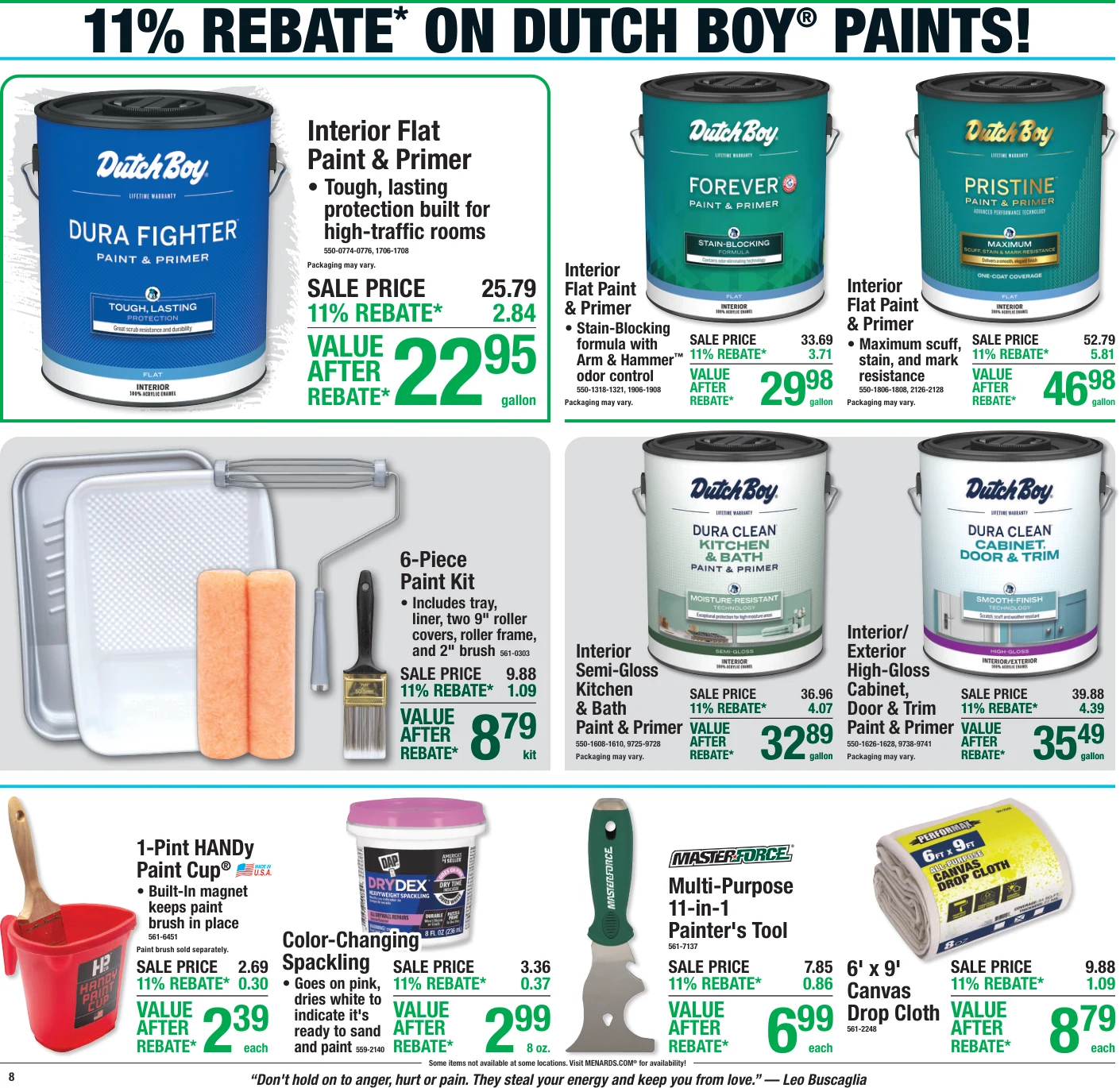 Menards 11% Rebate* Sale - Page 13