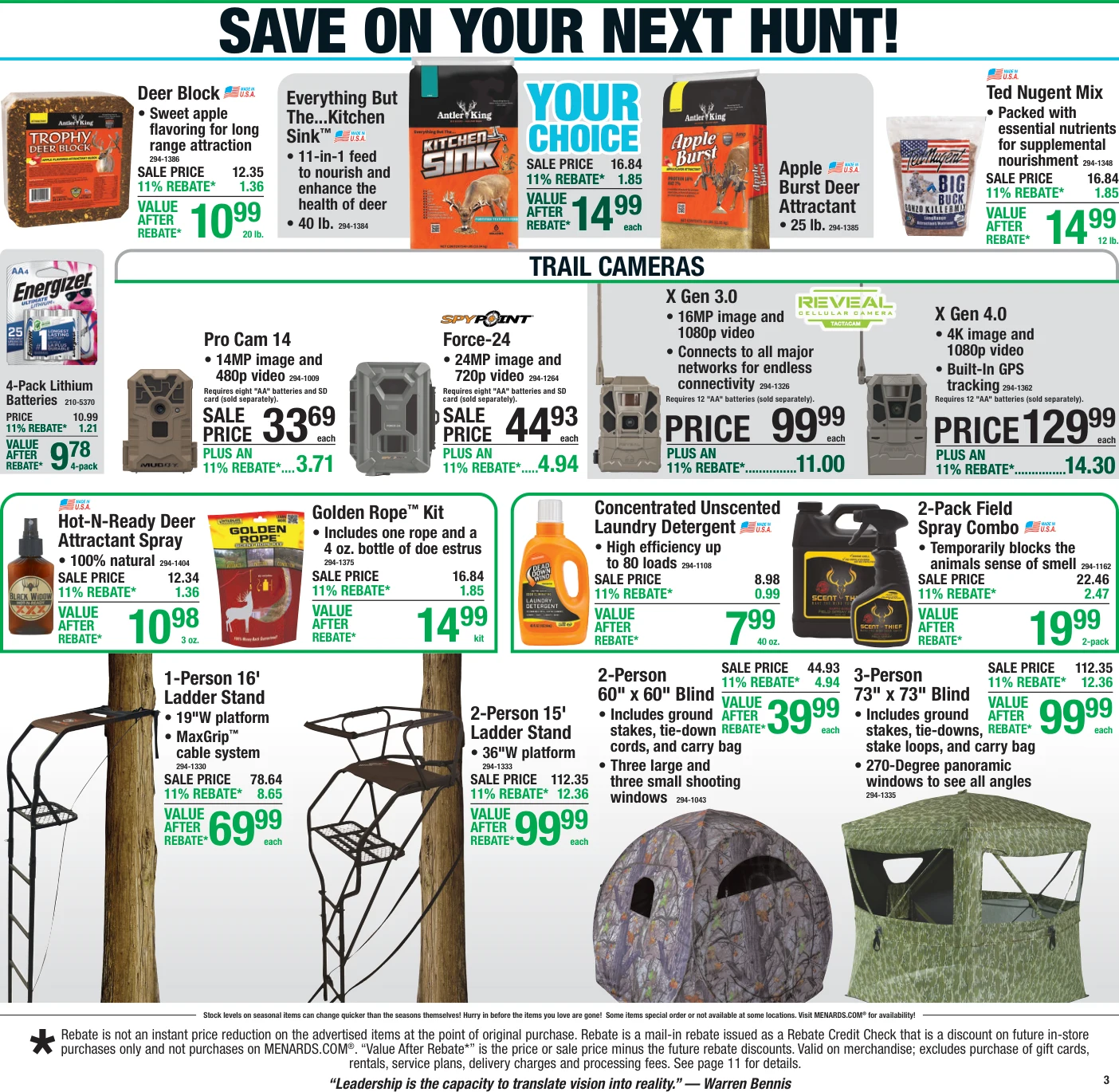Menards 11% Rebate* Sale - Page 3