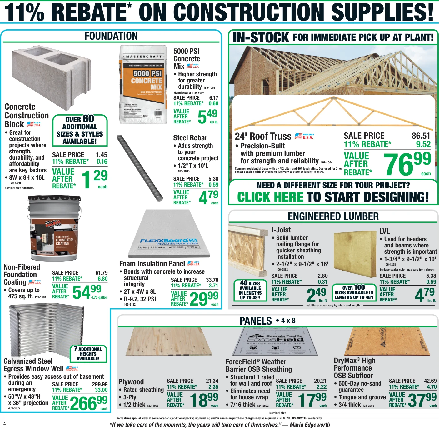 Menards 11% Rebate* Sale - Page 5