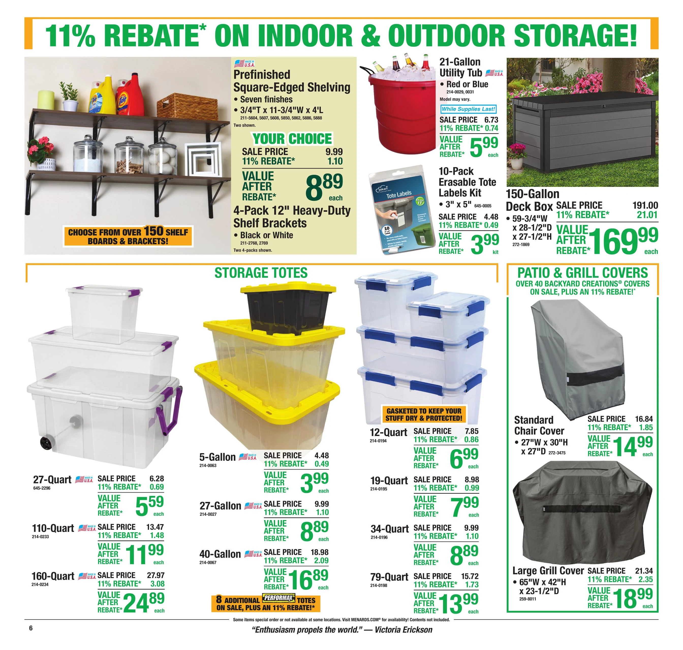 Menards 11% Rebate* Sale - Page 11