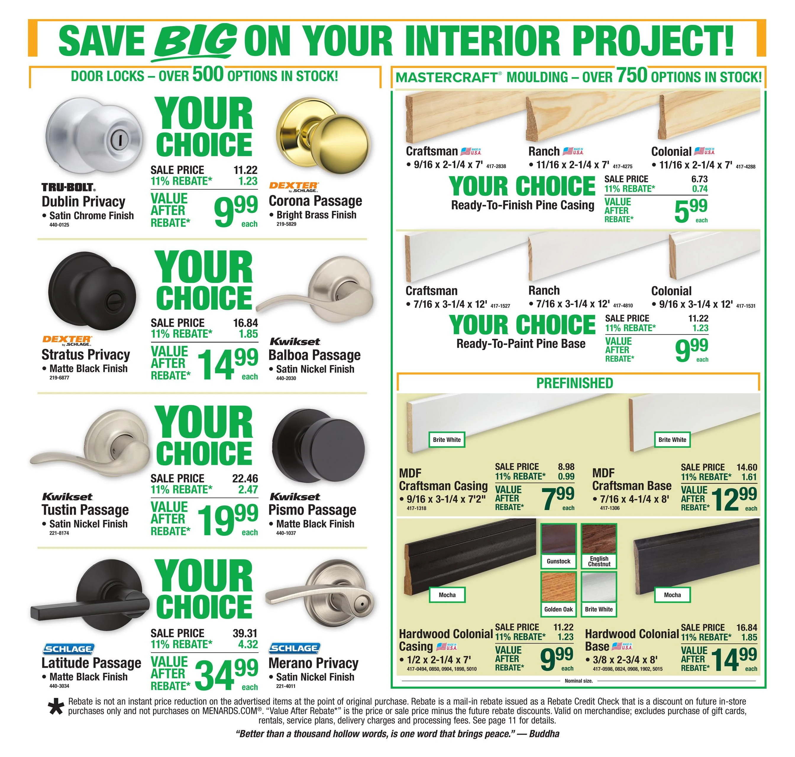 Menards 11% Rebate* Sale - Page 5