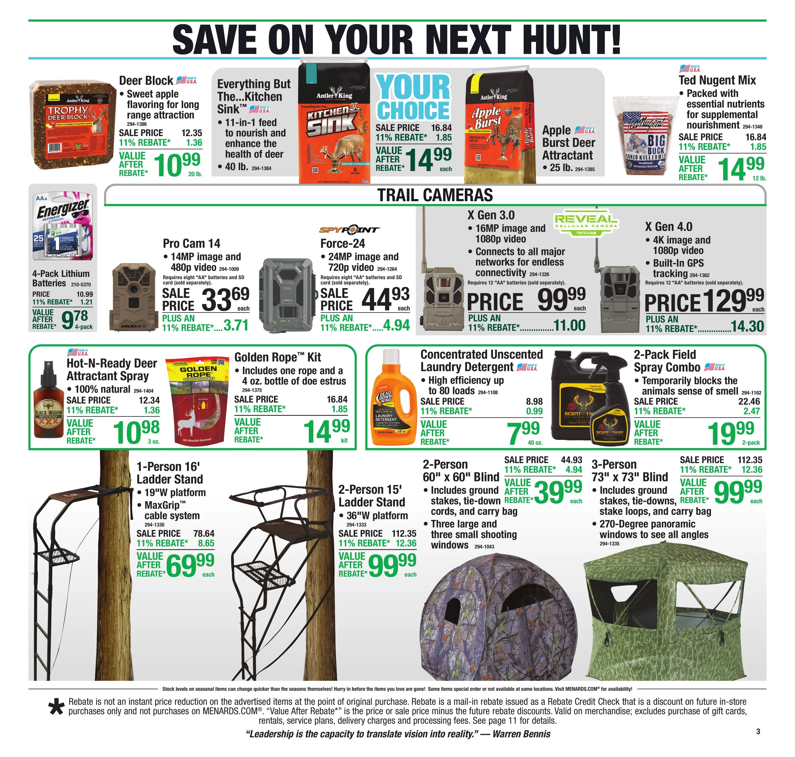 Menards 11% Rebate* Sale - Page 3