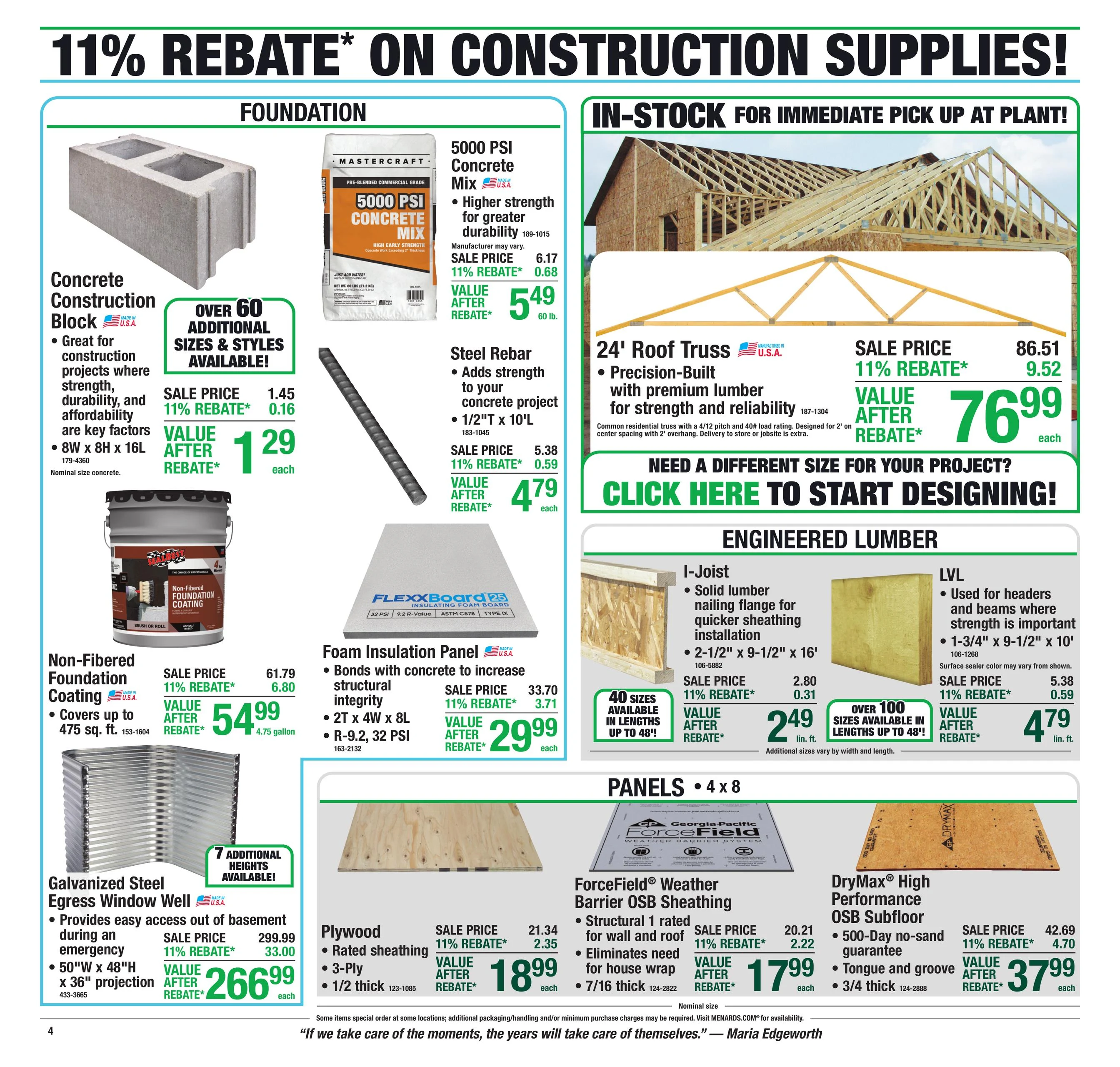 Menards 11% Rebate* Sale - Page 5