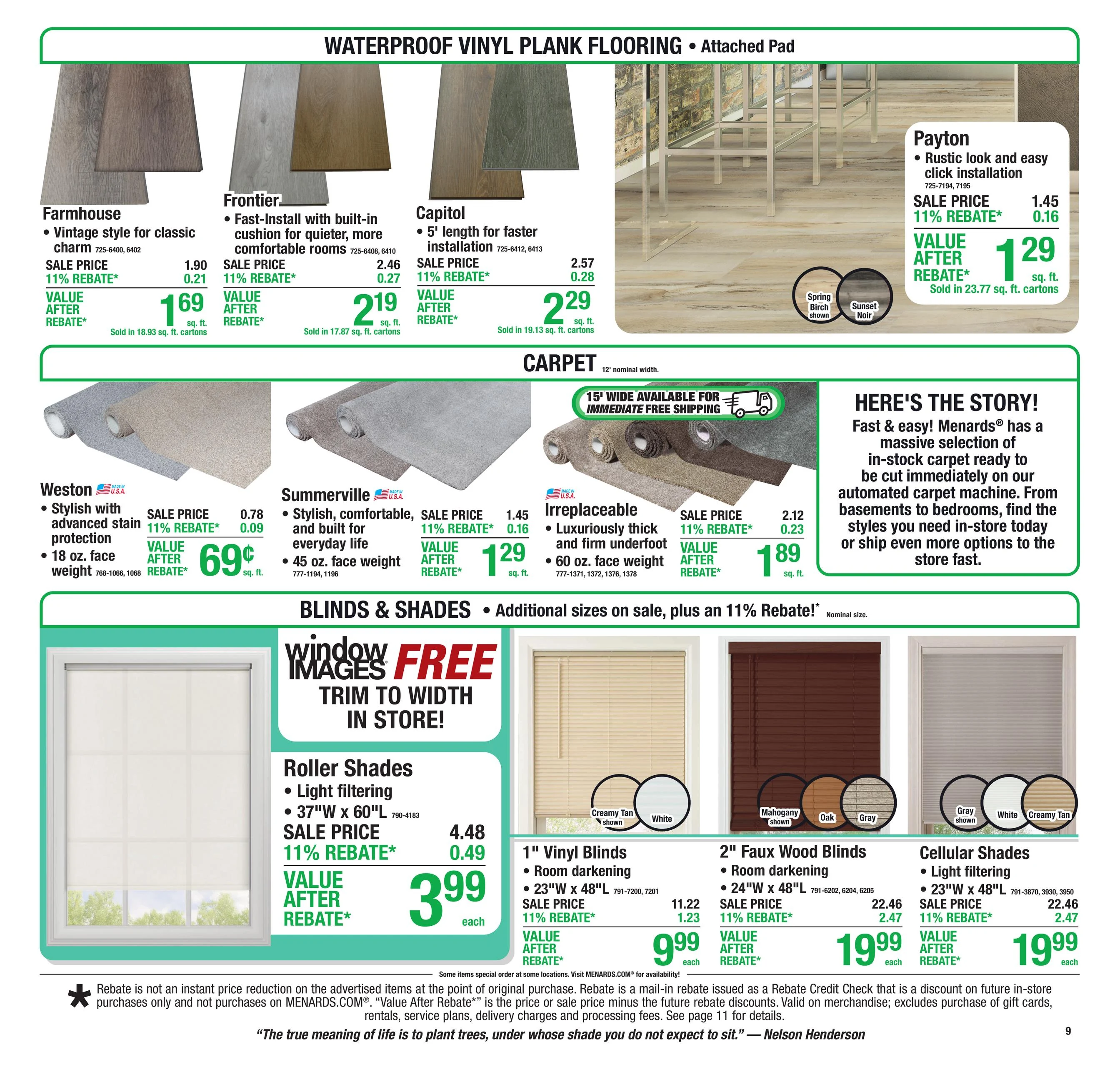 Menards 11% Rebate* Sale - Page 13