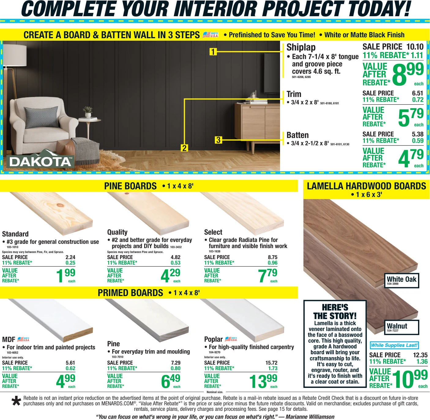 Menards 11% Rebate* Sale - Page 10