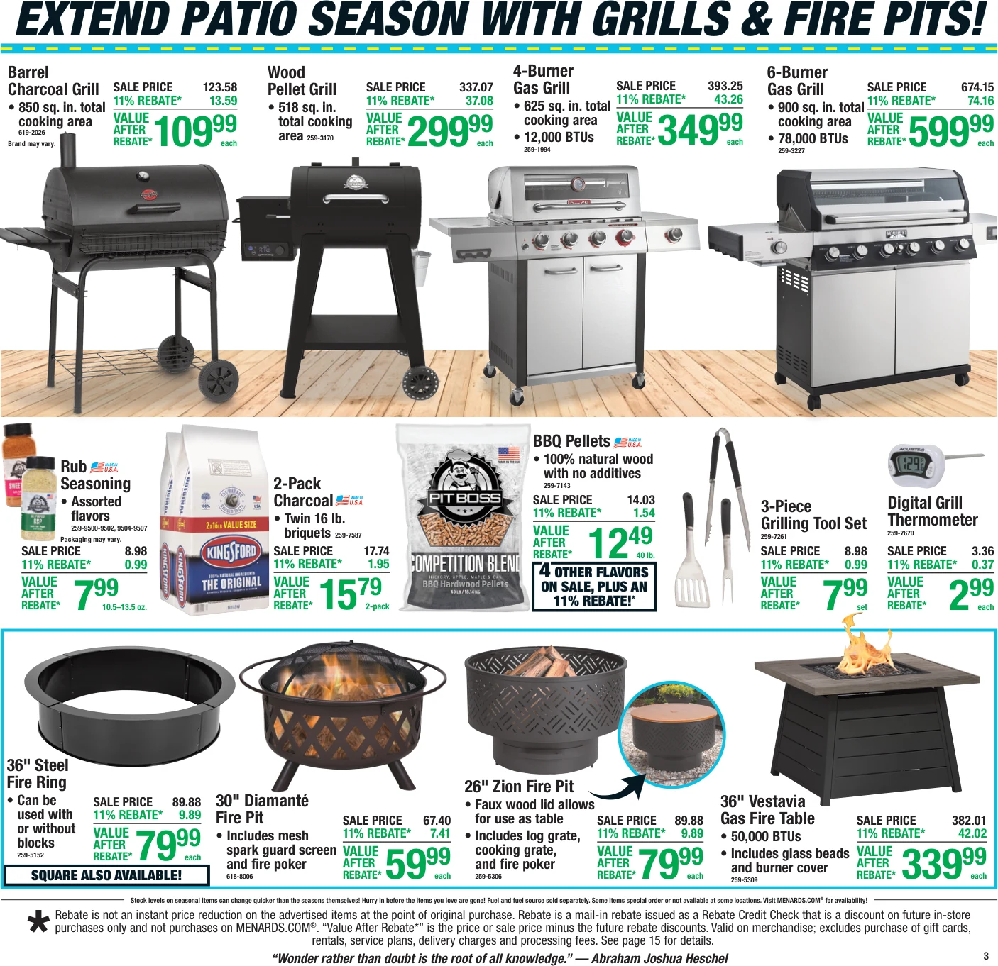 Menards 11% Rebate* Sale - Page 3