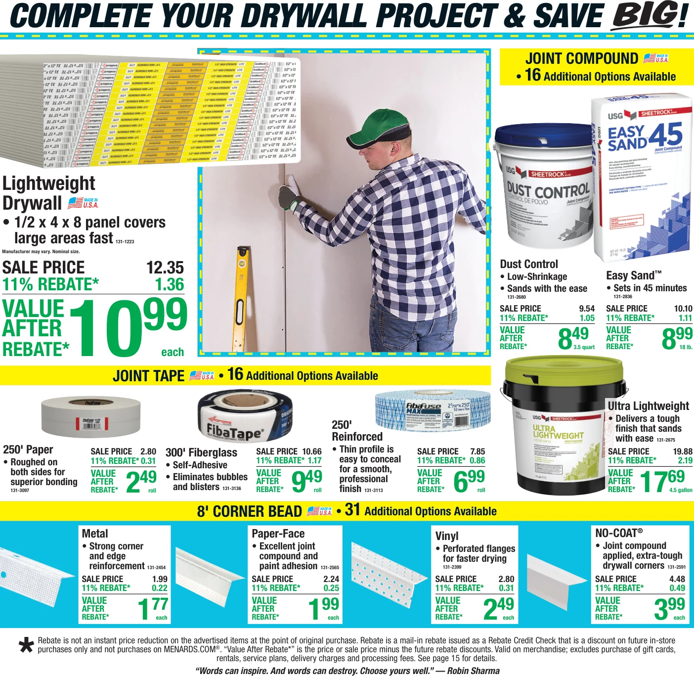 Menards 11% Rebate* Sale - Page 5