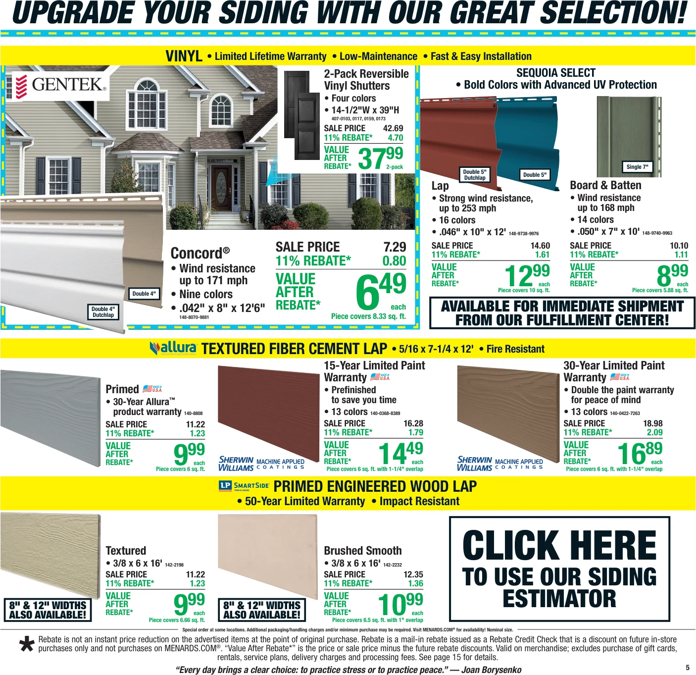 Menards 11% Rebate* Sale - Page 6
