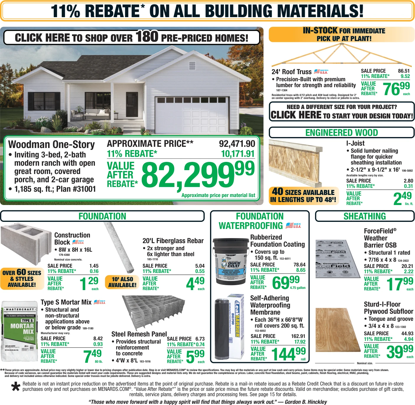 Menards 11% Rebate* Sale - Page 15