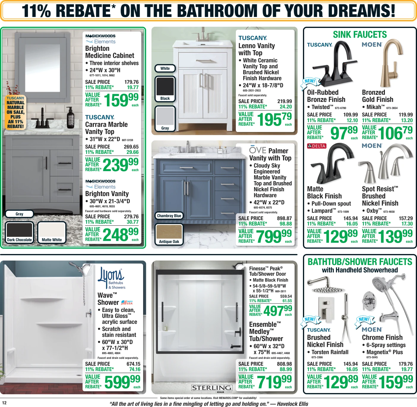 Menards 11% Rebate* Sale - Page 18