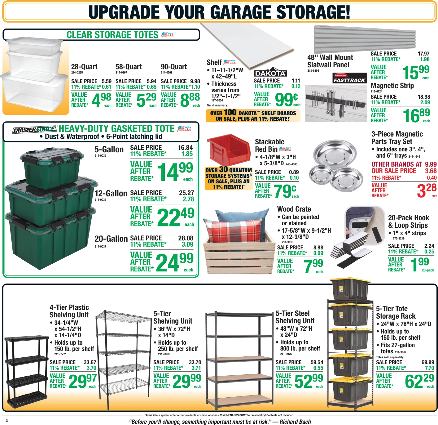 Menards 11% Rebate* Sale - Page 6