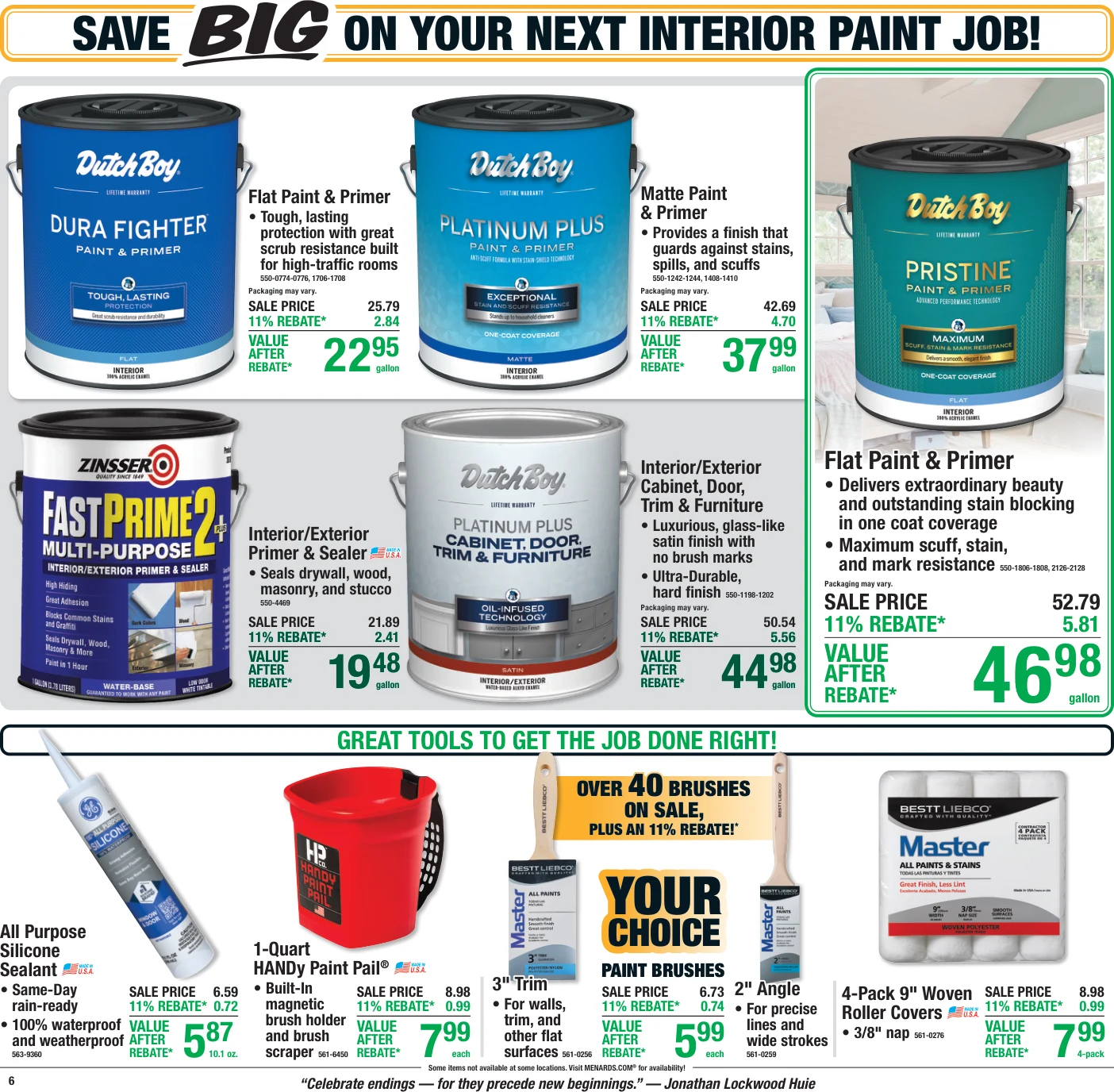 Menards 11% Rebate* Sale - Page 9