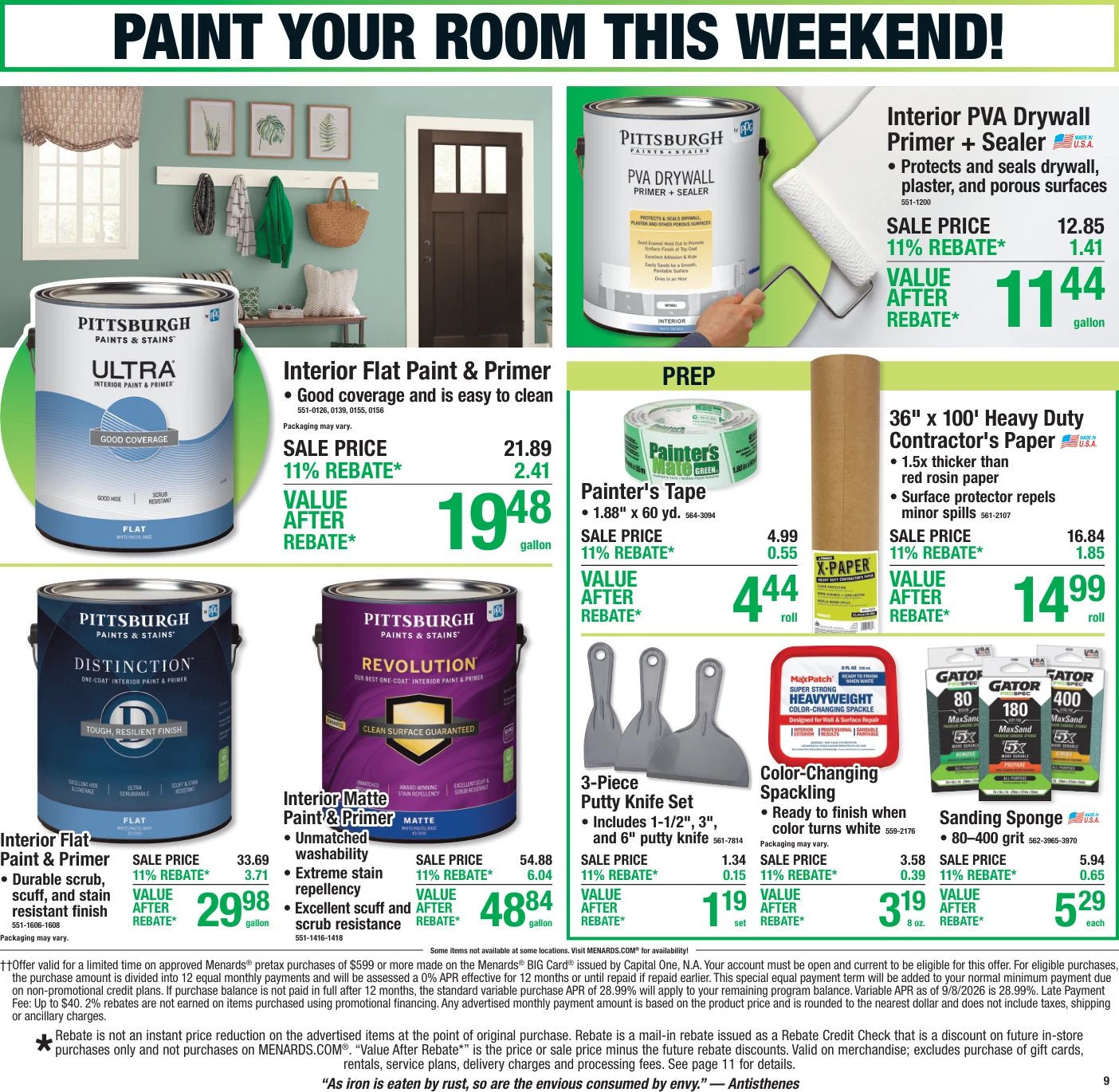 Menards 11% Rebate* Sale - Page 10