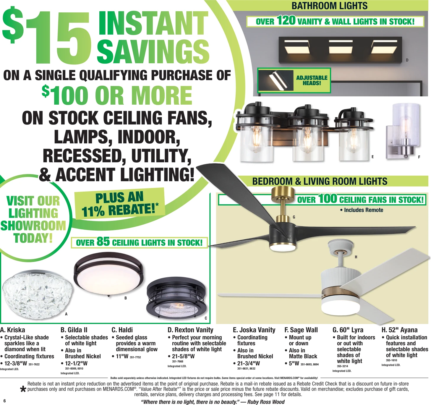 Menards 11% Rebate* Sale - Page 7