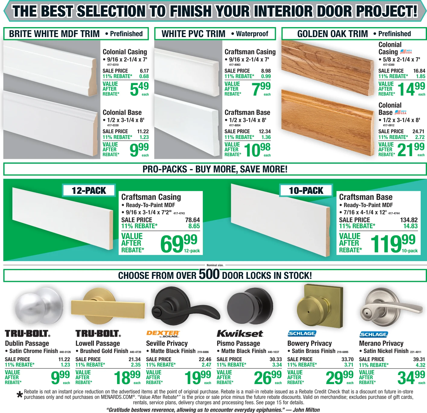 Menards 11% Rebate* Sale - Page 18