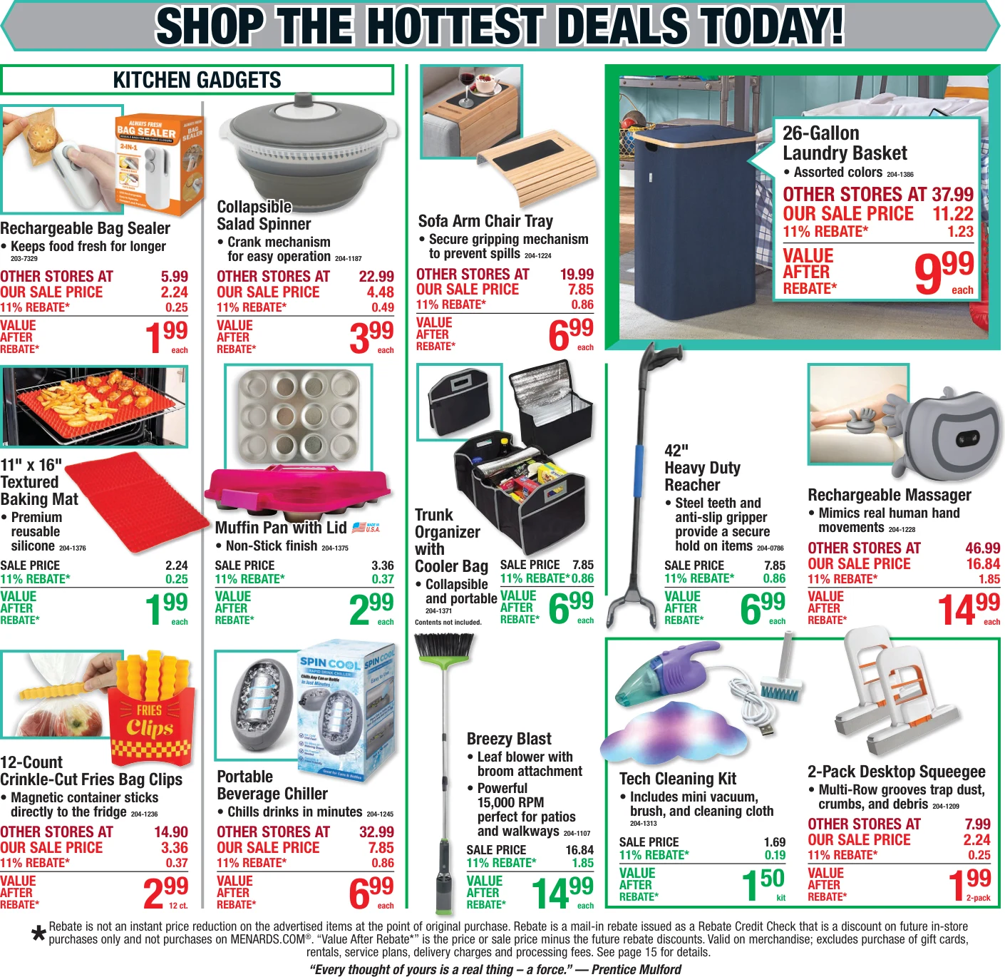 Menards 11% Rebate* Sale - Page 2