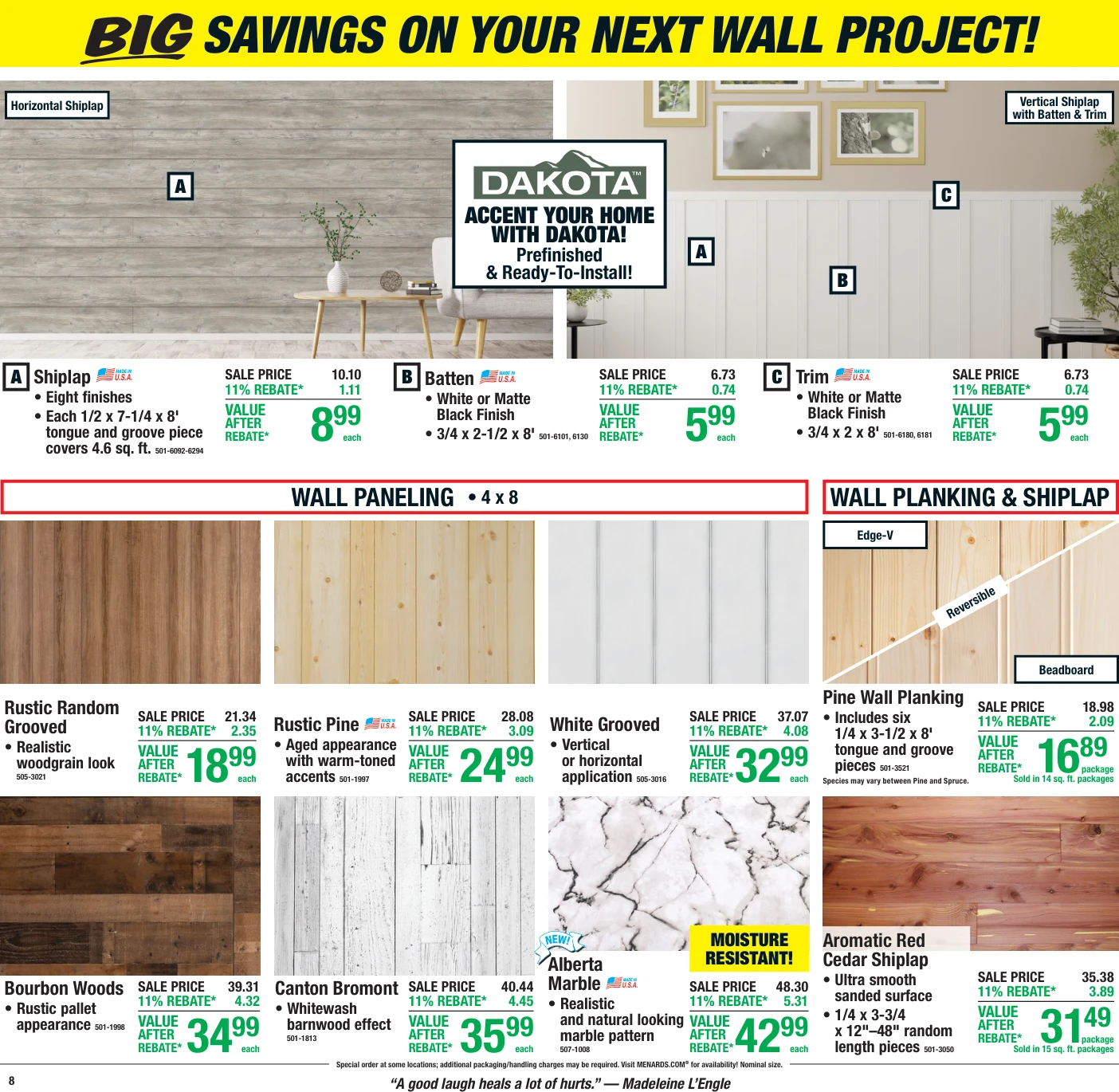 Menards 11% Rebate* Sale - Page 12