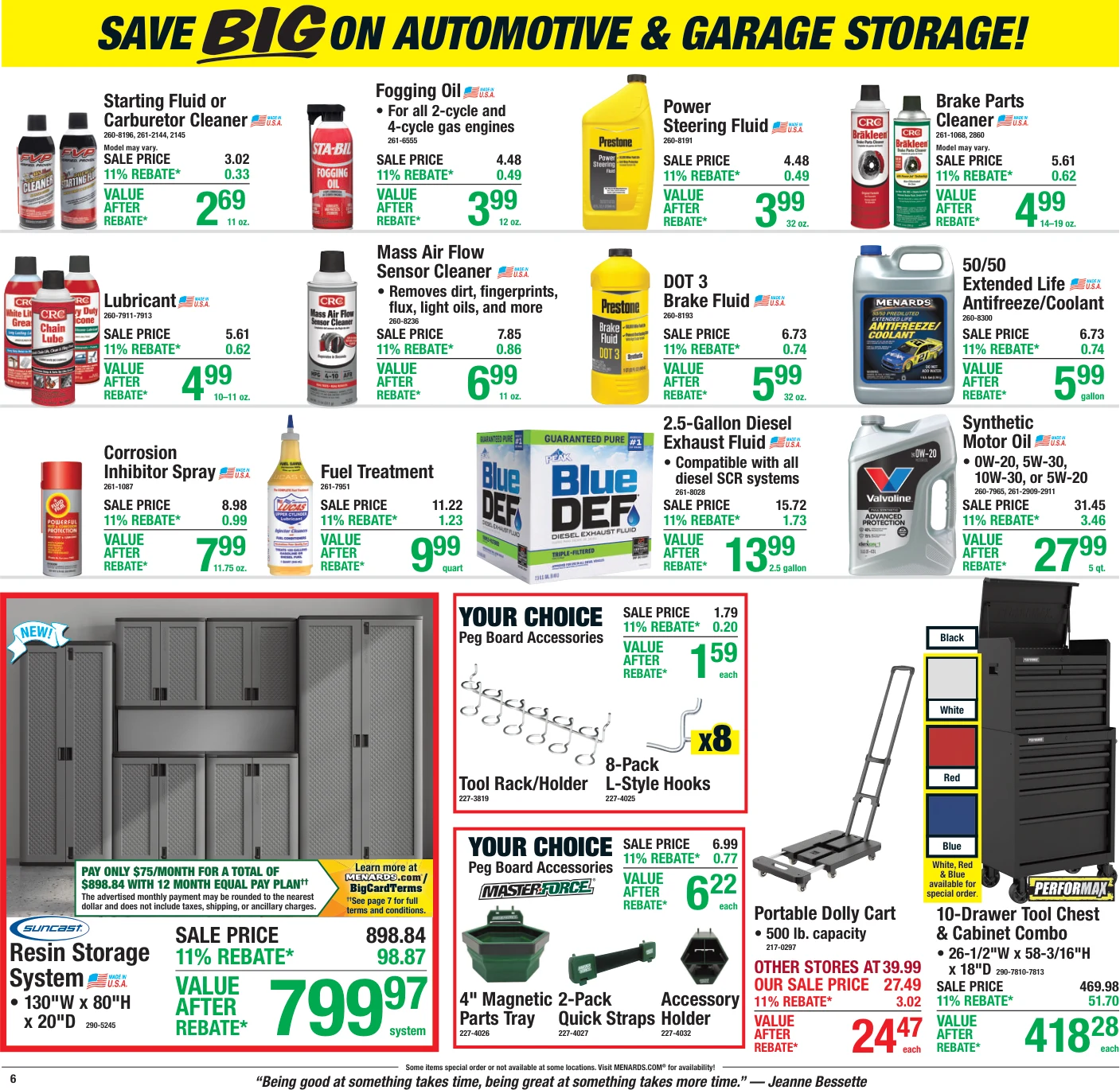 Menards 11% Rebate* Sale - Page 8