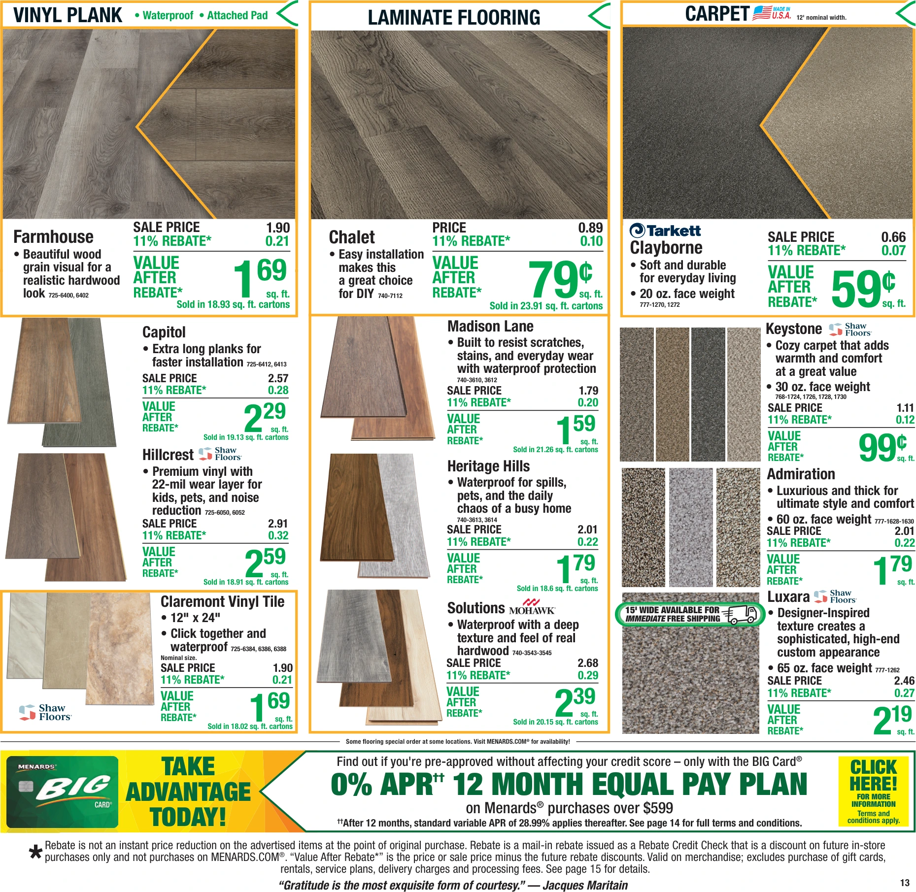 Menards 11% Rebate* Sale - Page 18