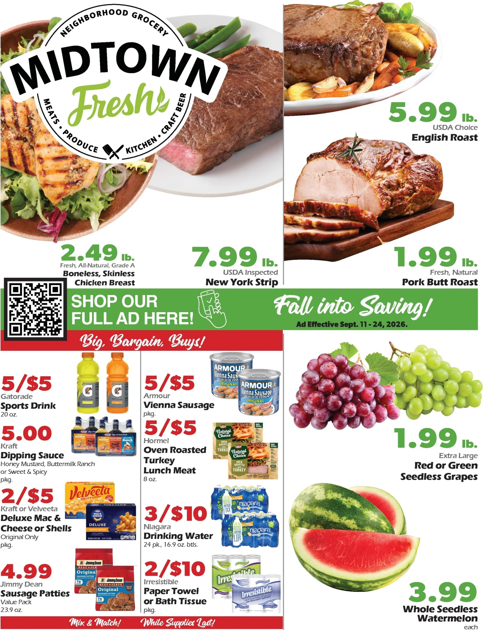 Midtown Fresh Market Current Ad - Page 1
