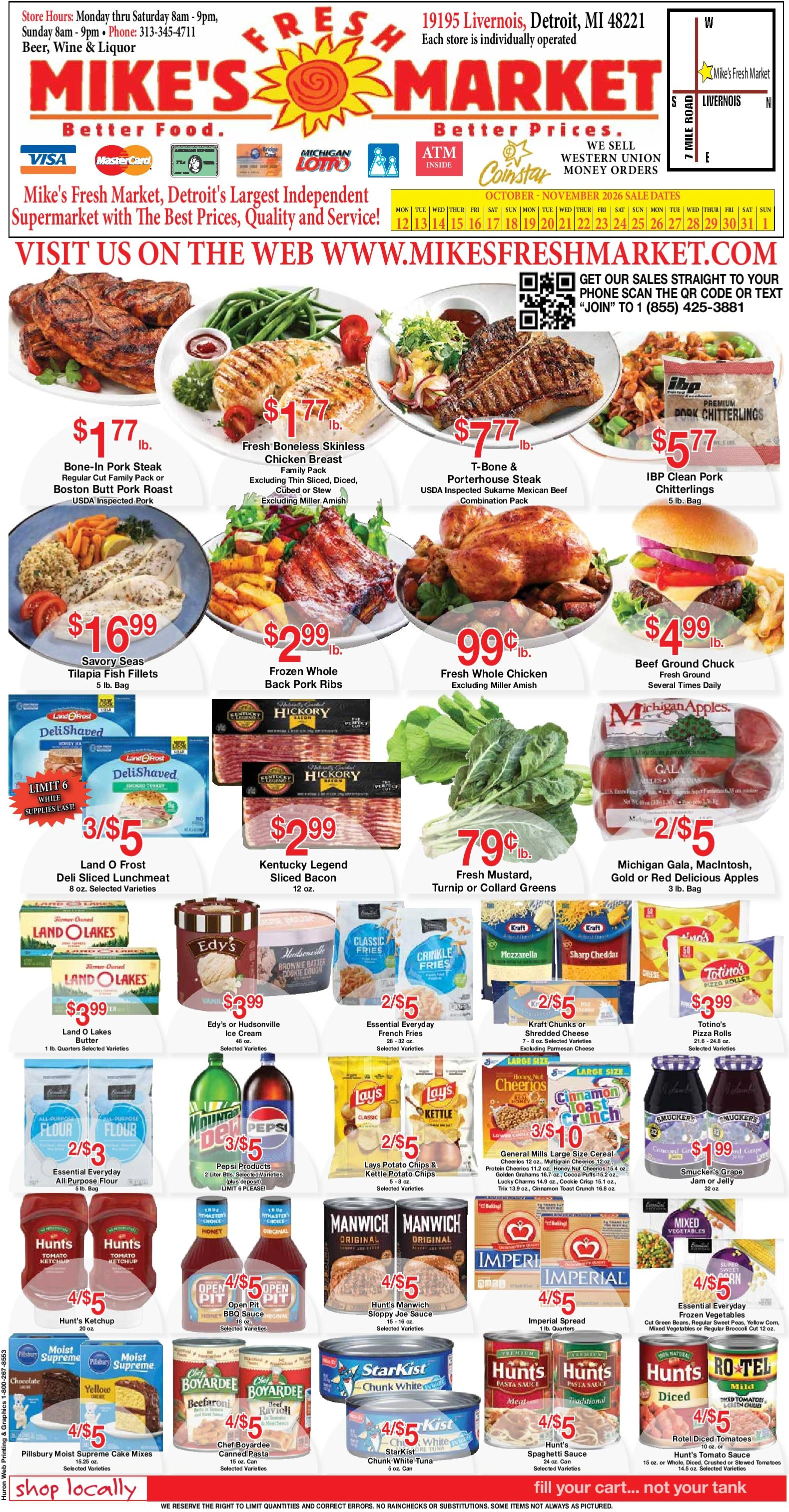 Mike's Fresh Market Weekly Specials - Page 1