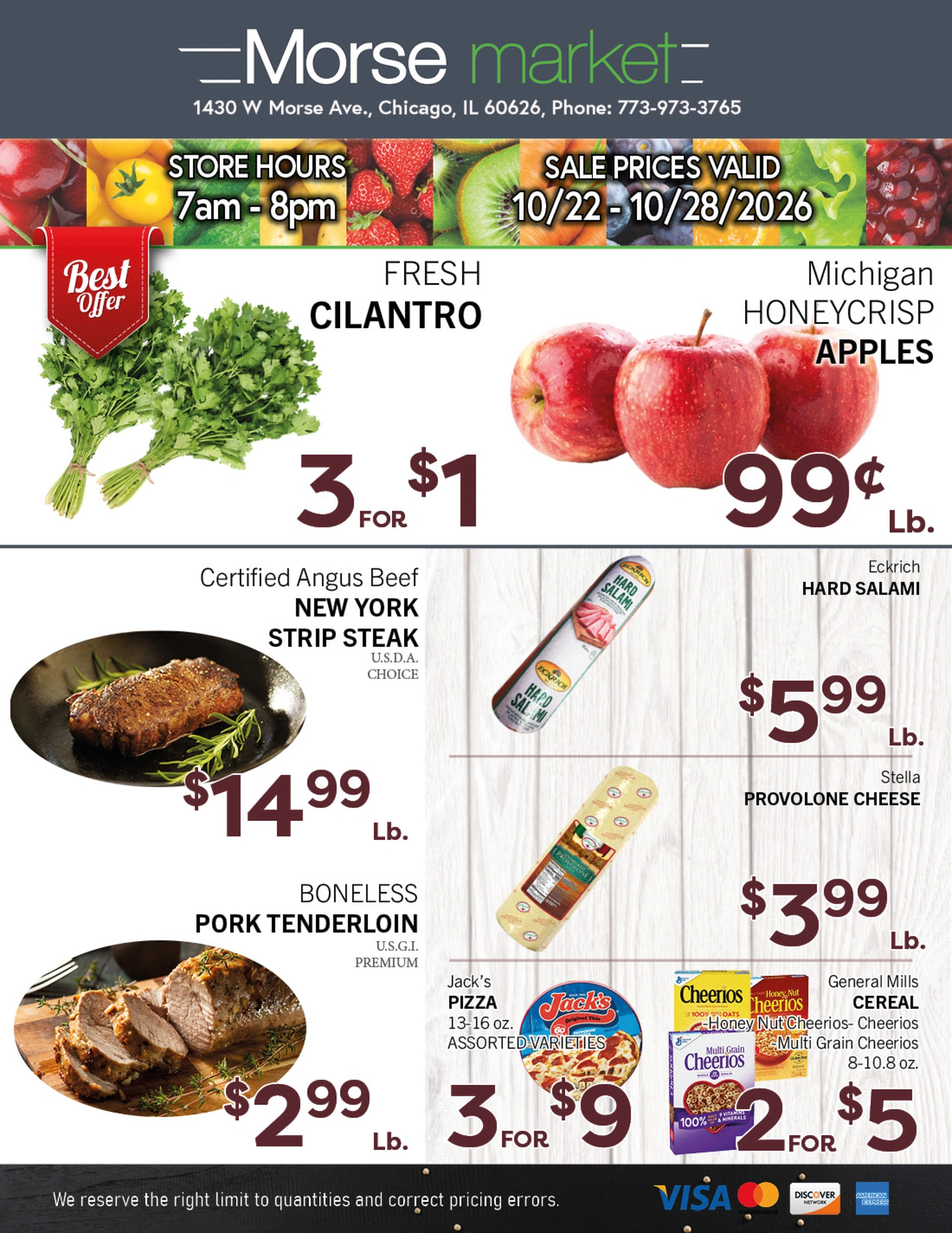 Morse Fresh Market Morse Fresh Market Weekly Ad - Page 1