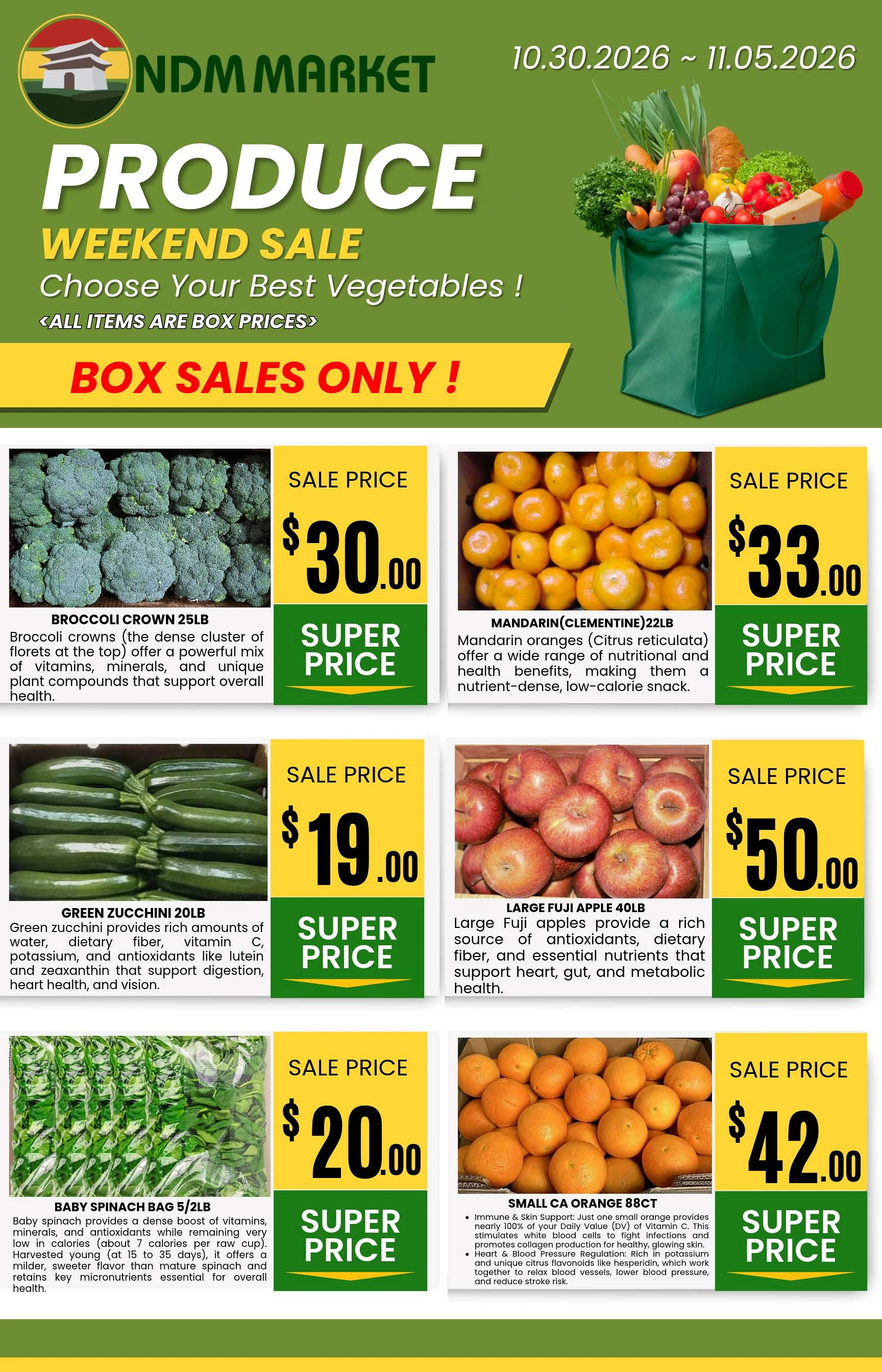 Nam Dae Mun Farmers Market Weekly Ad - Page 9