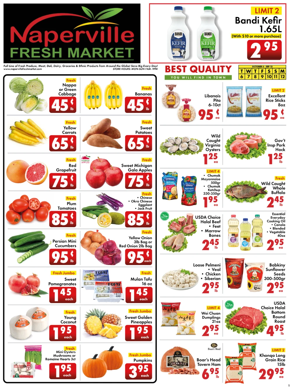 Naperville Fresh Market Weekly Ad - Page 1