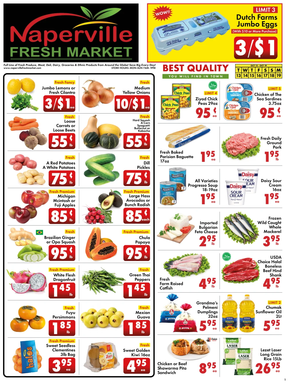 Naperville Fresh Market Weekly Ad - Page 1