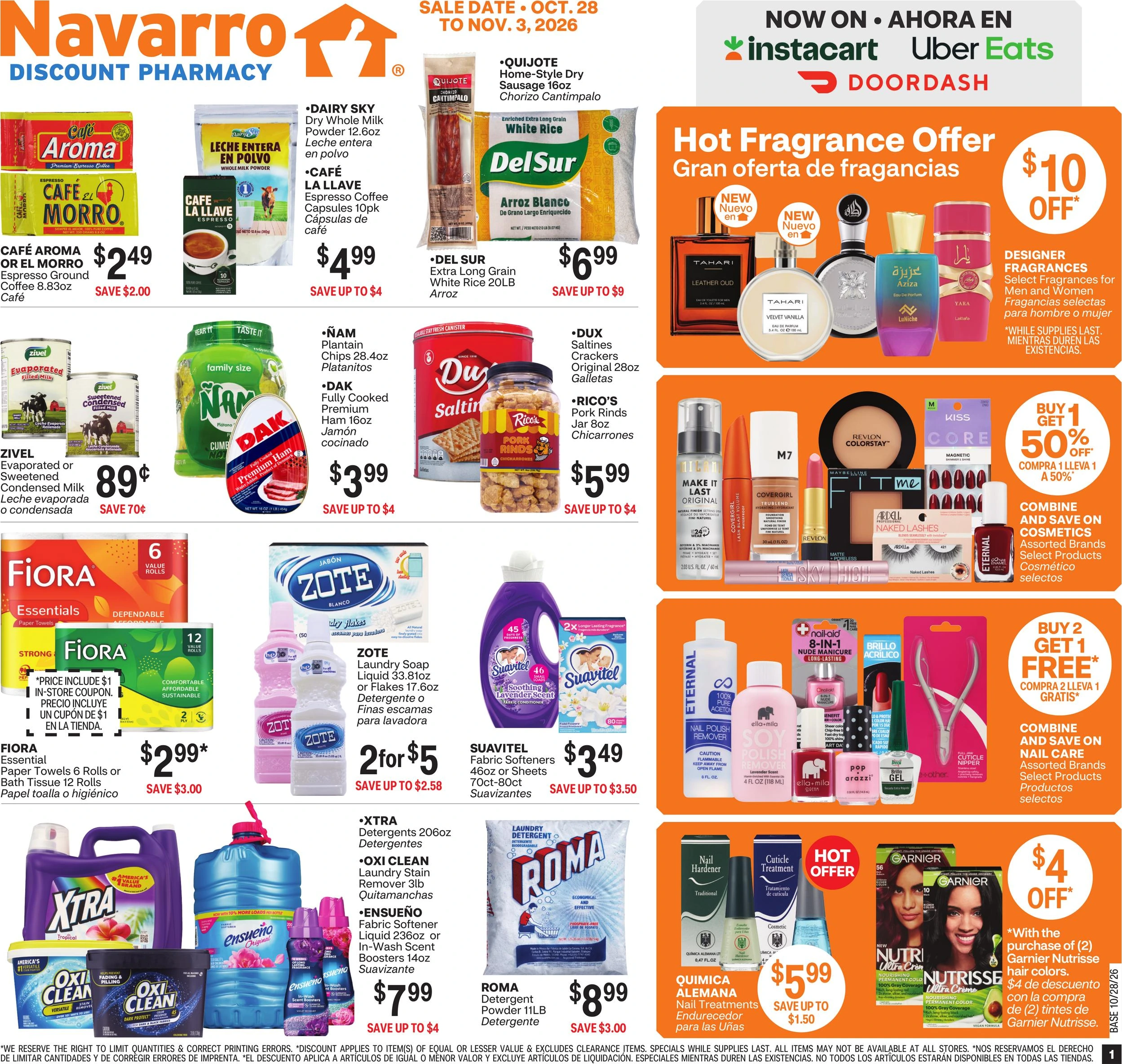 Navarro Discount Pharmacy Weekly Ad - Page 1