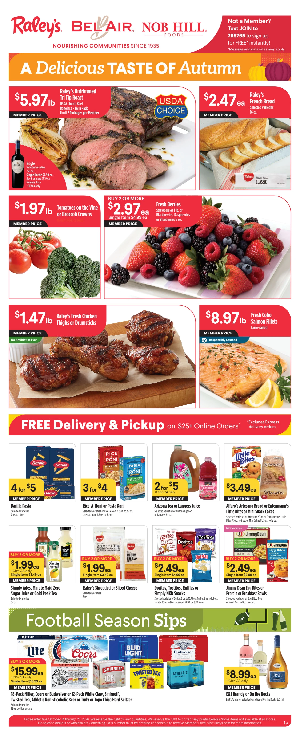Nob Hill Foods Nob Hill Foods Weekly Ad 10/14 - 10/20 - Page 1