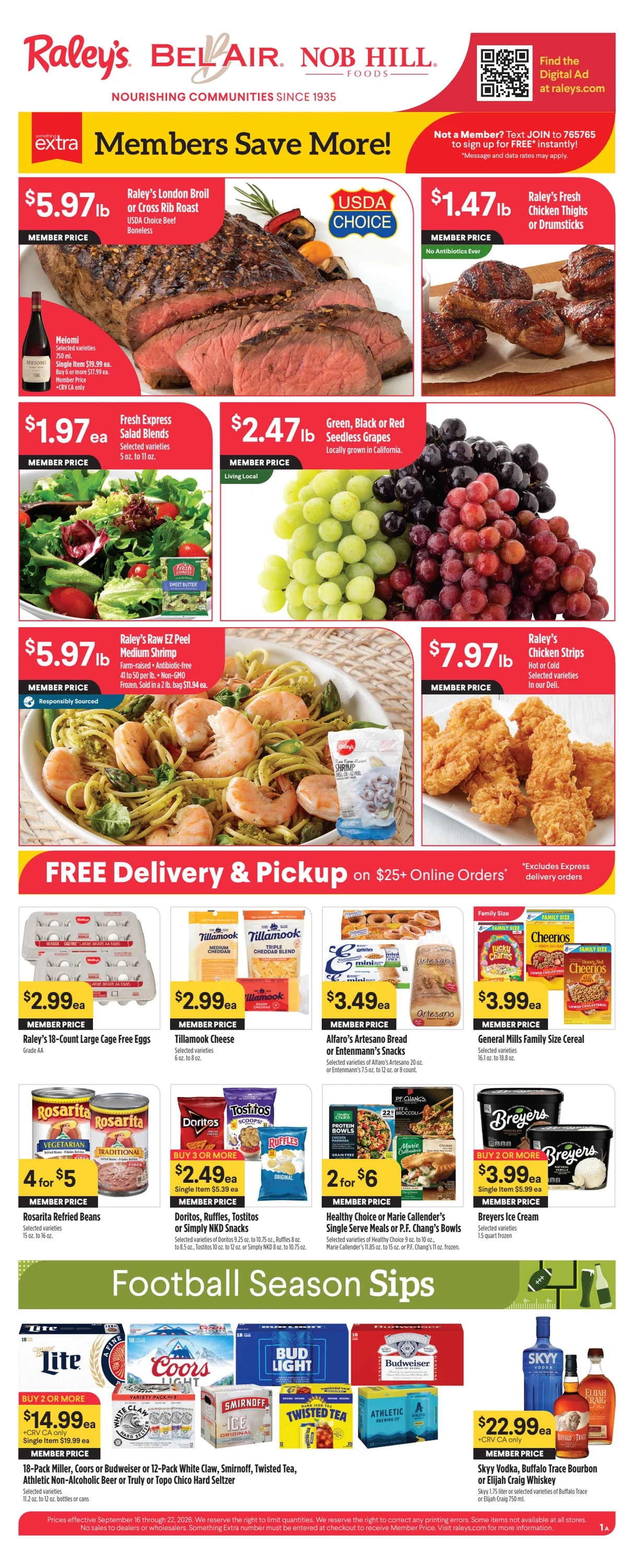 Nob Hill Foods Nob Hill Foods Weekly Ad 9/16-9/22 - Page 1