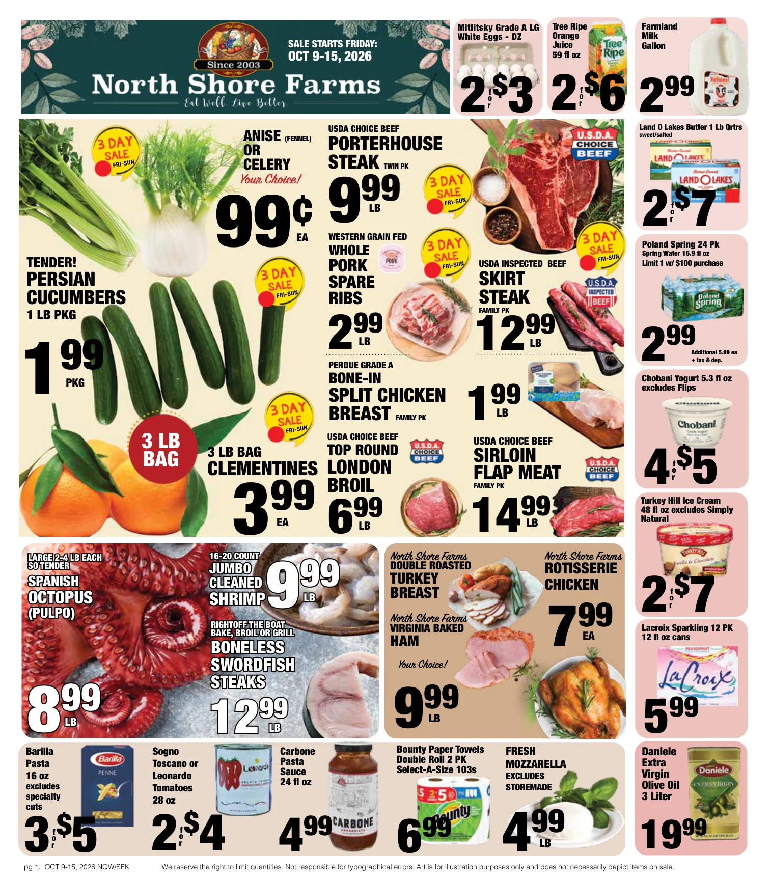 North Shore Farms Weekly Circular - Page 1