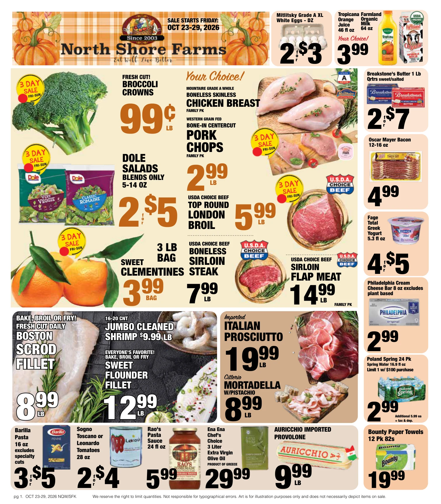 North Shore Farms Weekly Circular - Page 1